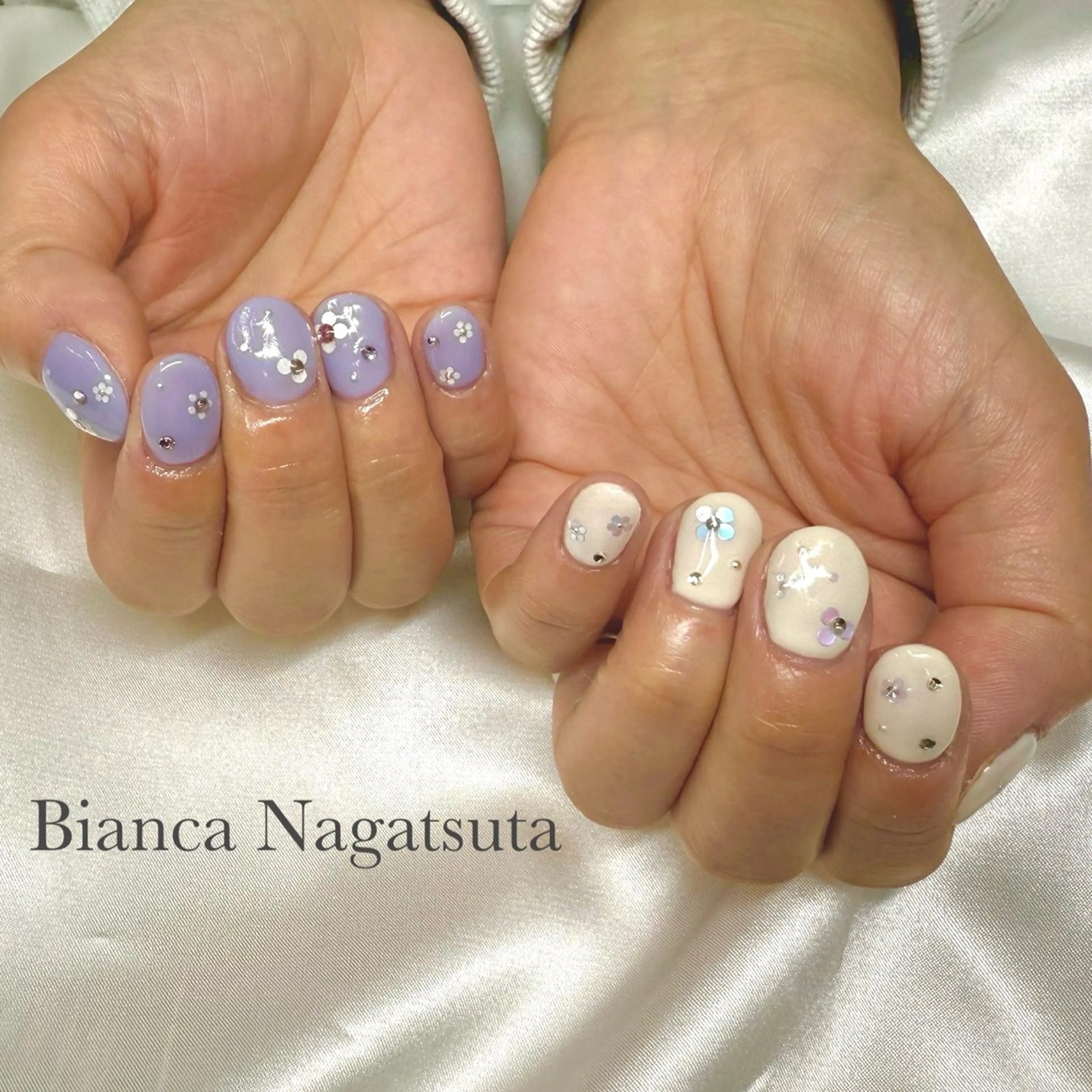 ネイル ハンドネイル Bianca 松原･*°☆のネイルデザイン