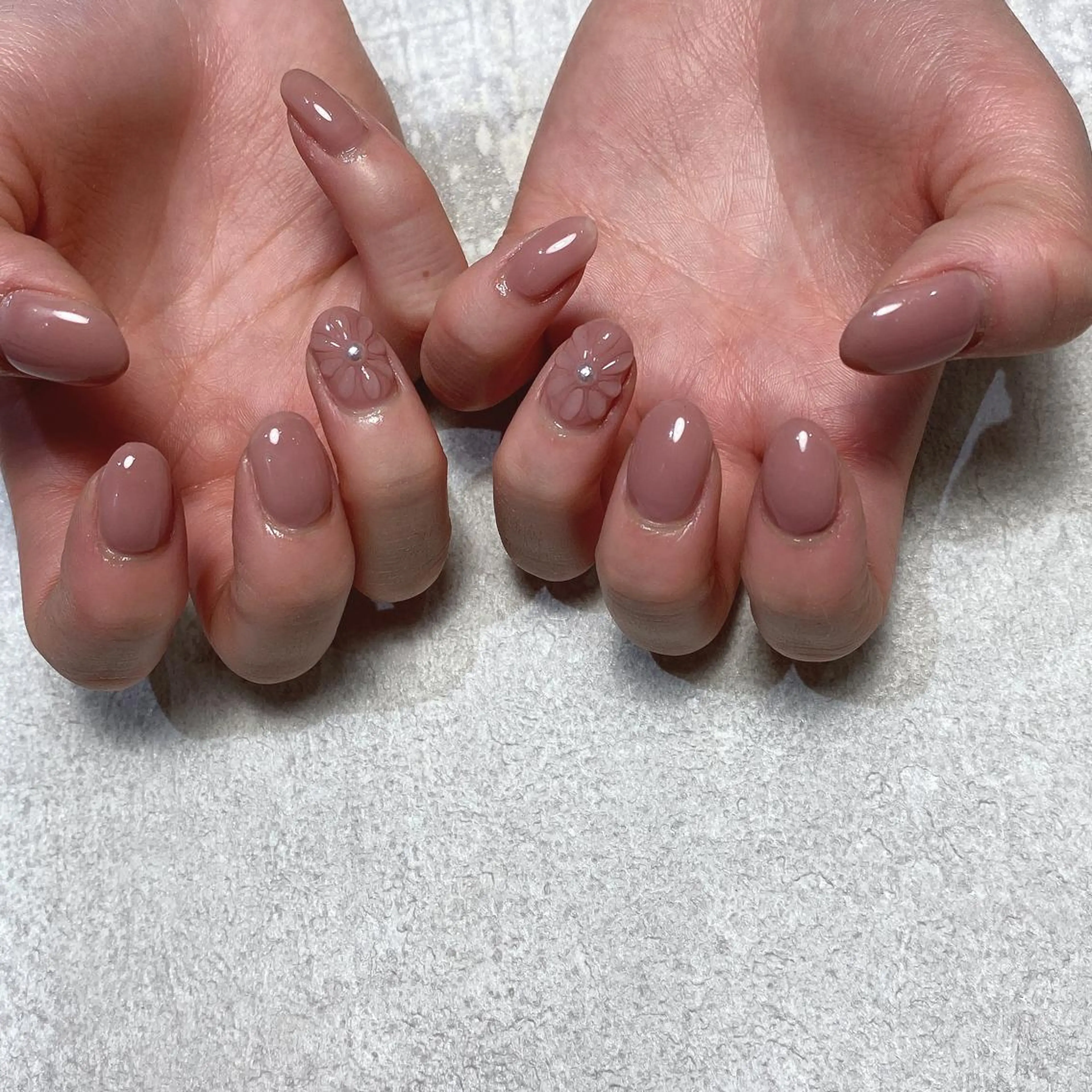 ネイル シンプルネイル 菅 恵奈のネイルデザイン