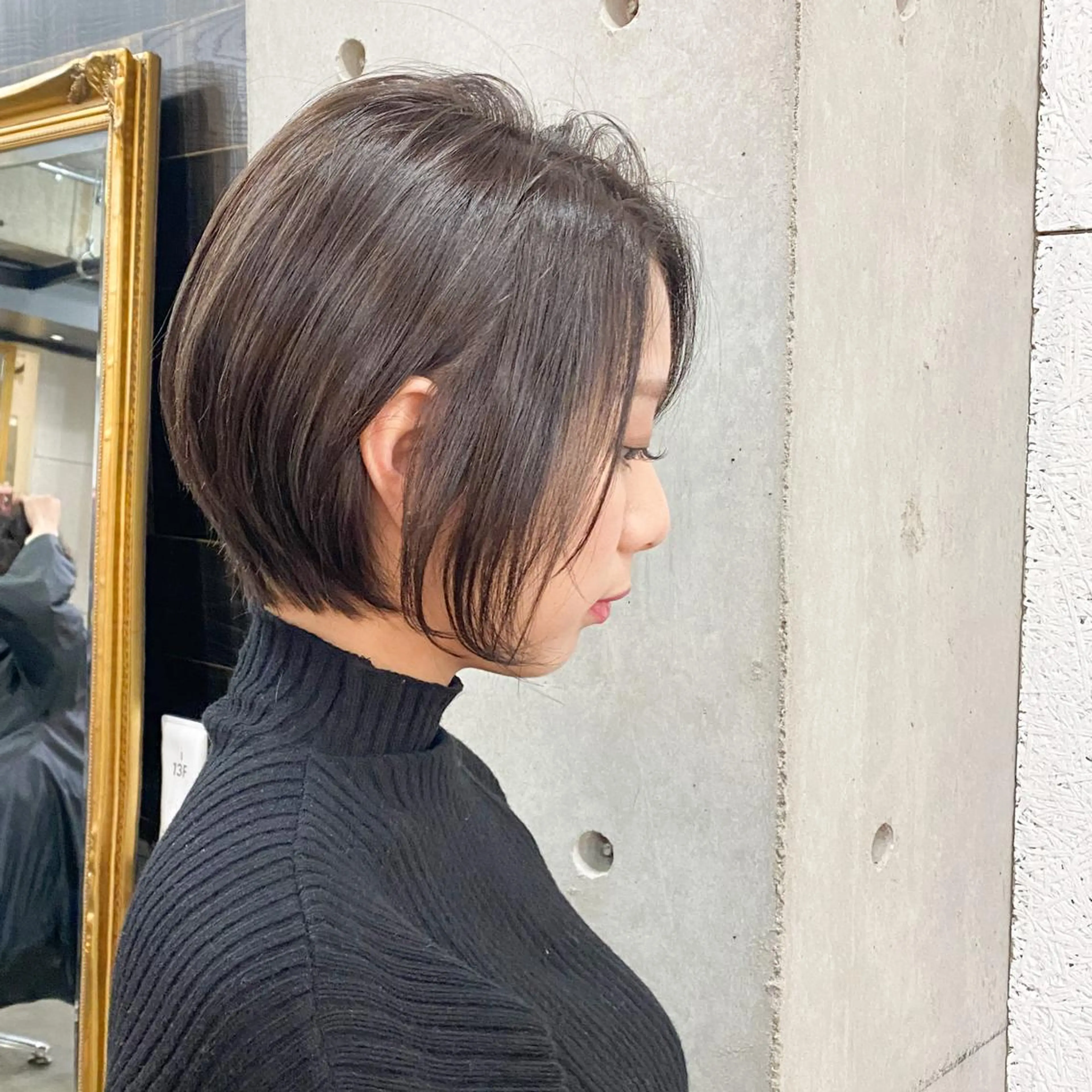 ショート カラー ネイル マツエク・マツパ ショートヘア ショートネイル 中山 天地のヘアスタイル