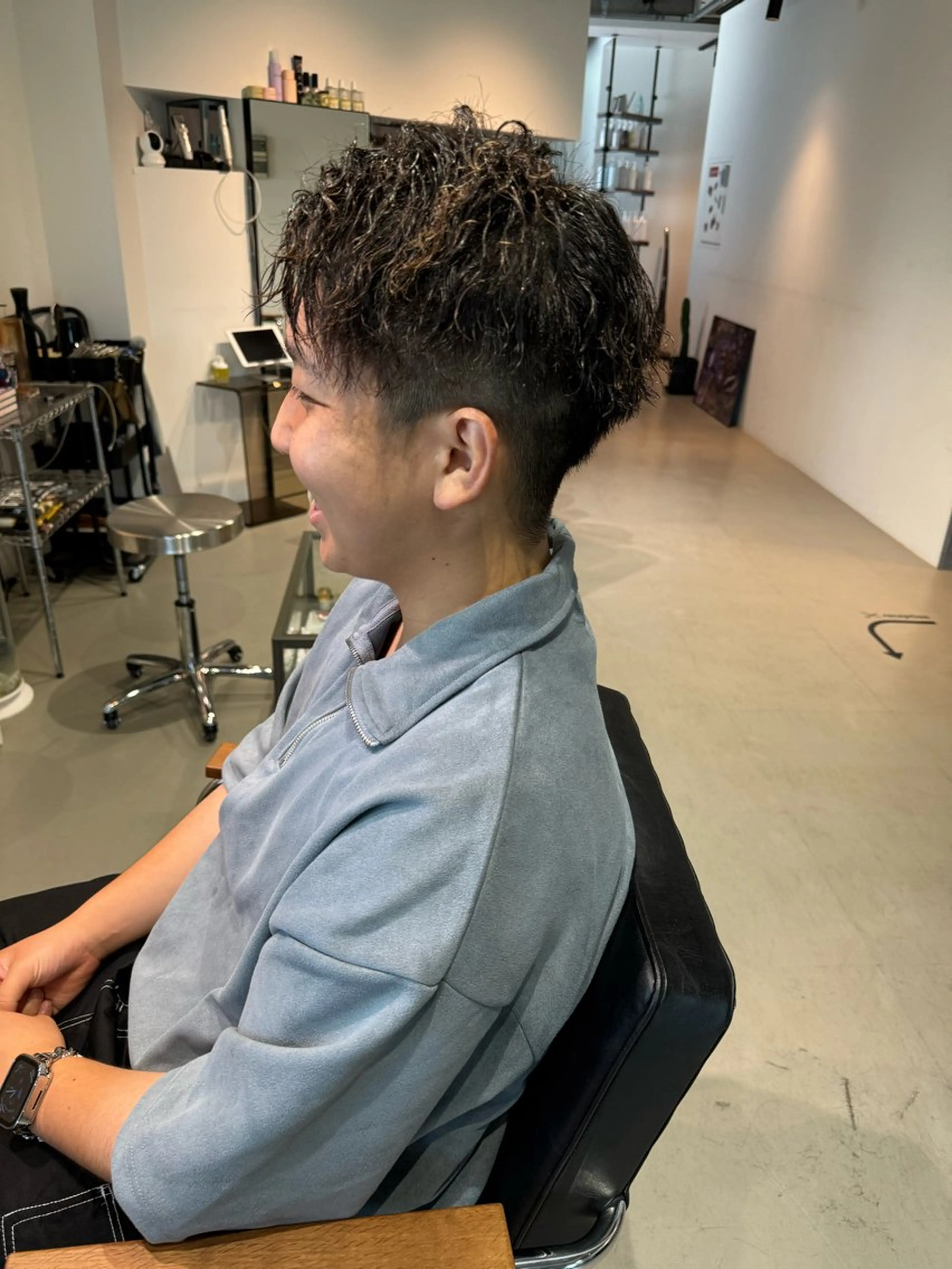 ショート パーマ メンズ カット パーマ パーマ職人 Mizukiのヘアスタイル