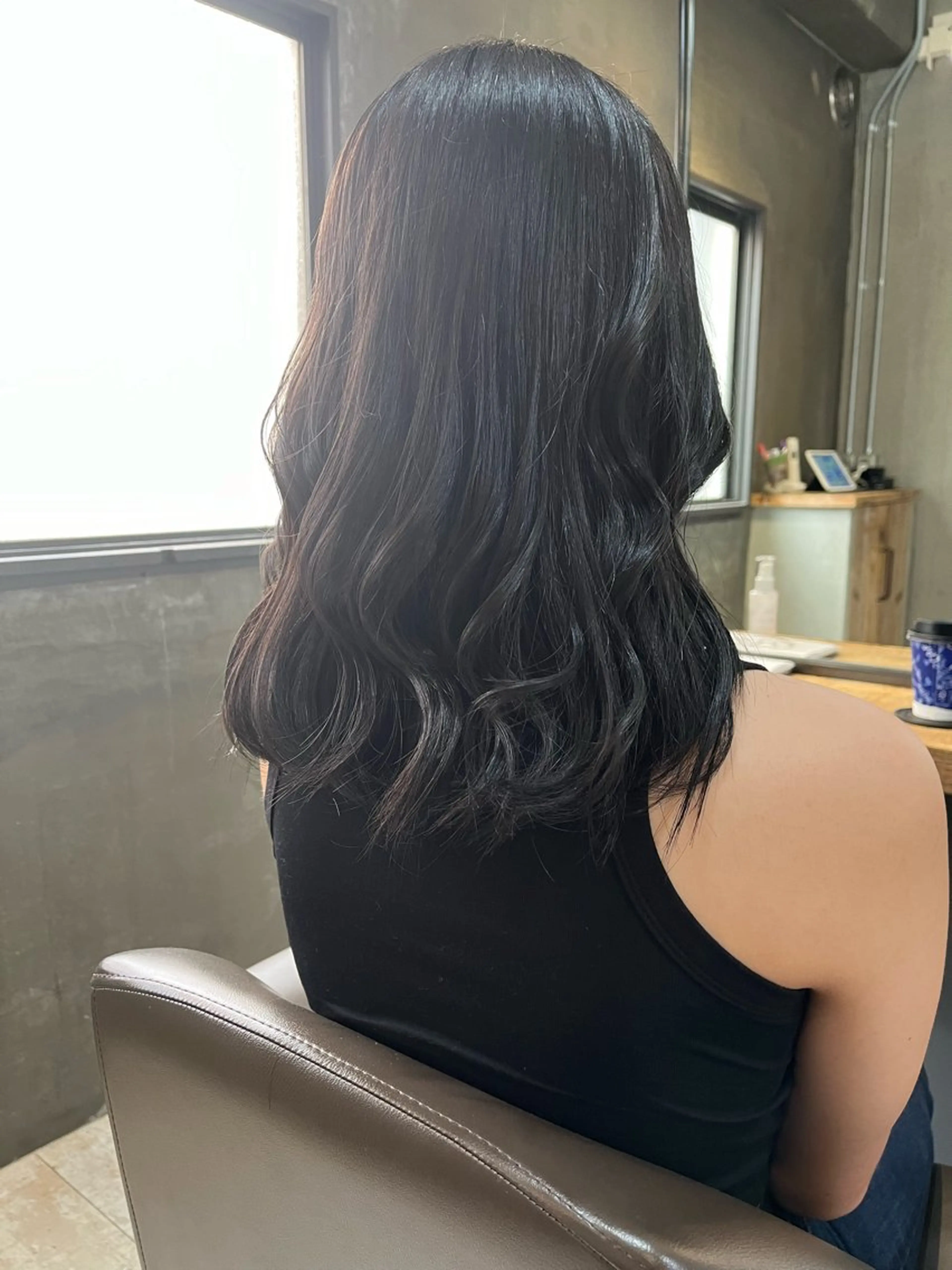 ミディアム ヘアカラー 阿部 翔一郎/暖色系カラーのヘアスタイル