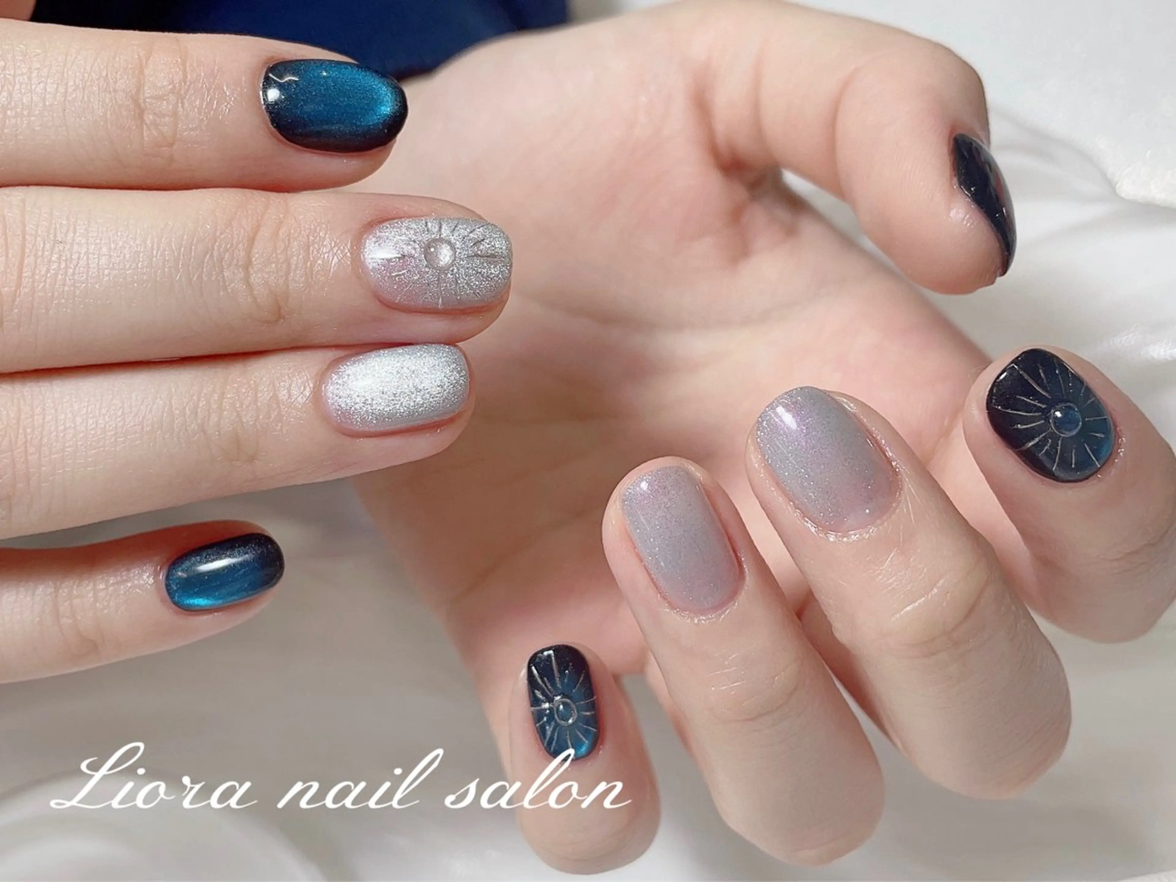 ネイル チークネイル フットネイル フレンチネイル ジェルネイル ガーリー ハンドネイル Liora ネイルサロン所属・Liora nail salonのネイルデザイン