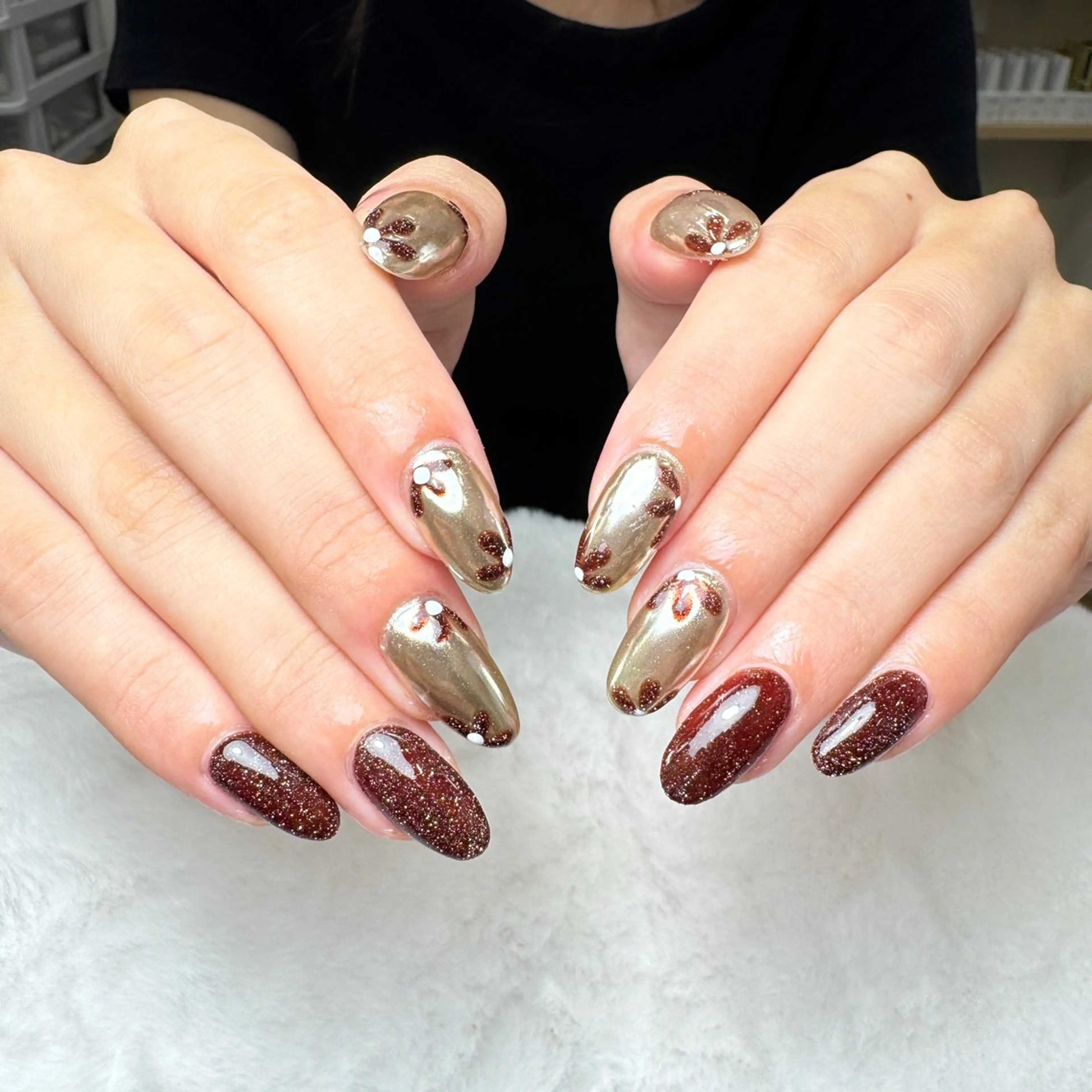 ネイル 長さ出し ジェルネイル オフィスネイル ワンカラーネイル パラジェル ハンドネイル Michi_Nails_Salon所属・Michi Nail Staffのネイルデザイン