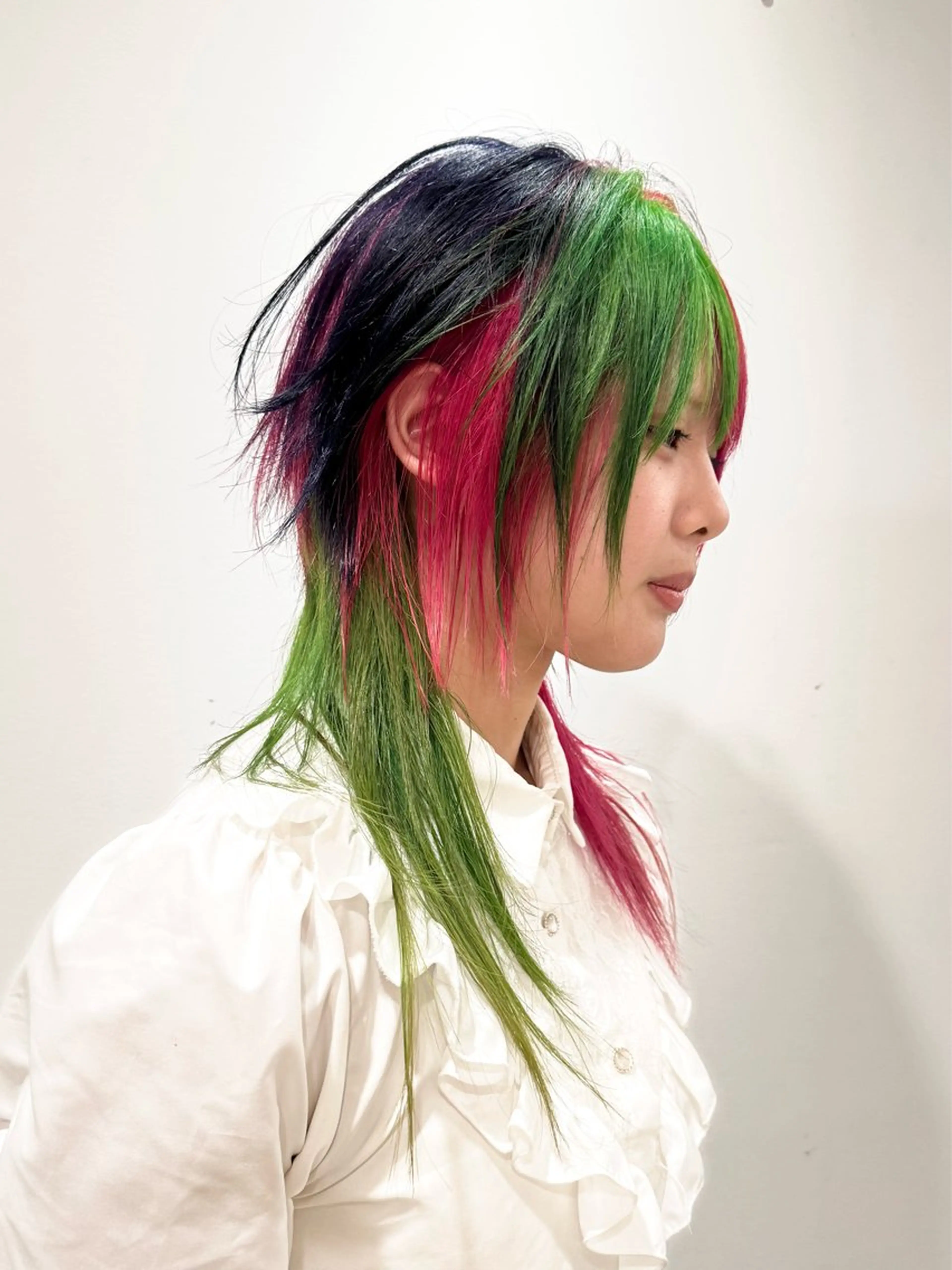 ショート カラー ハイトーンカラー ハッシュカット レイヤーカット ウルフカット カット ヘアカラー トリートメント ハイトーン/レイヤー /ウルフ⭐️永田⭐️のヘアスタイル