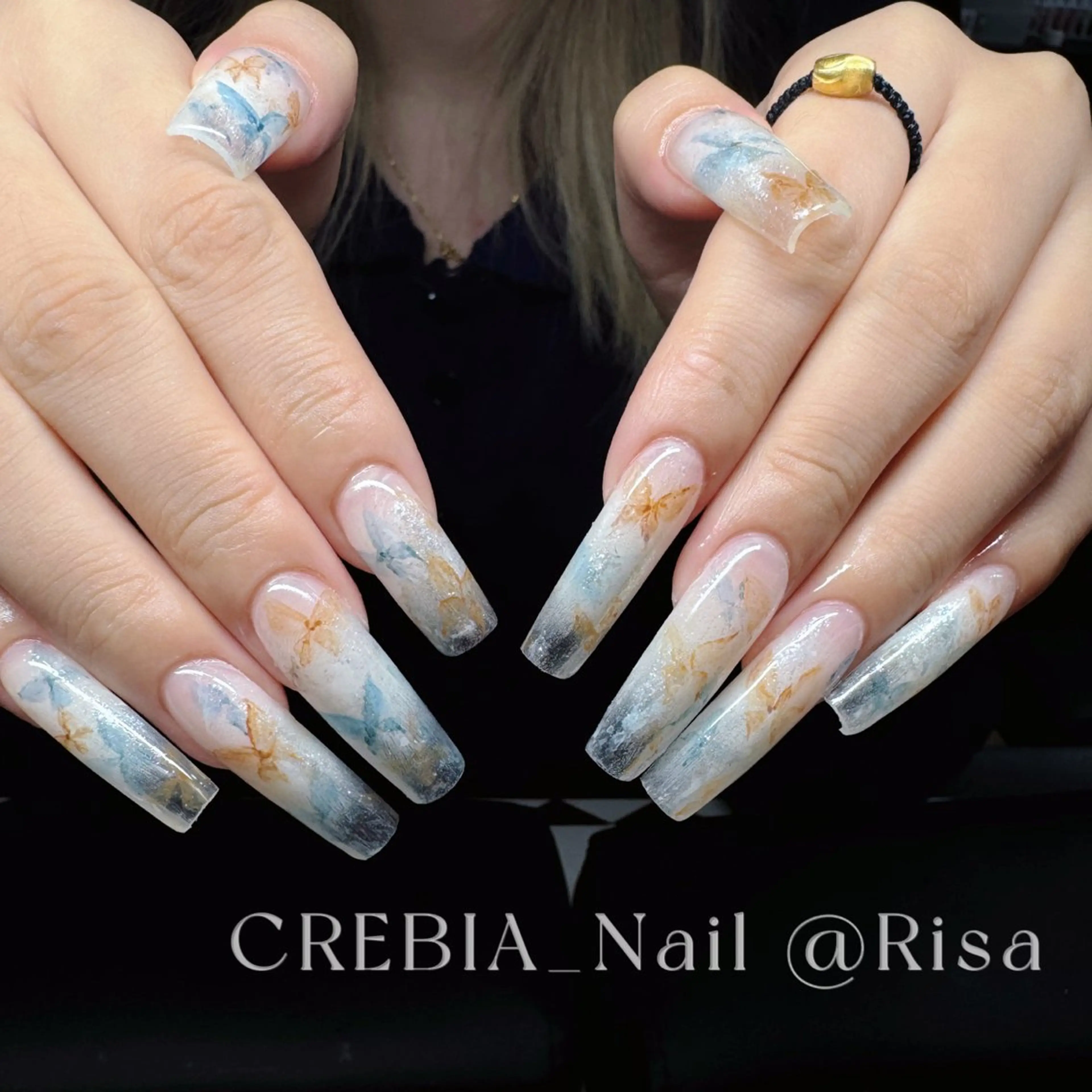 ネイル CREBIA beaute ネイル部所属・CREBIA @Risaのネイルデザイン