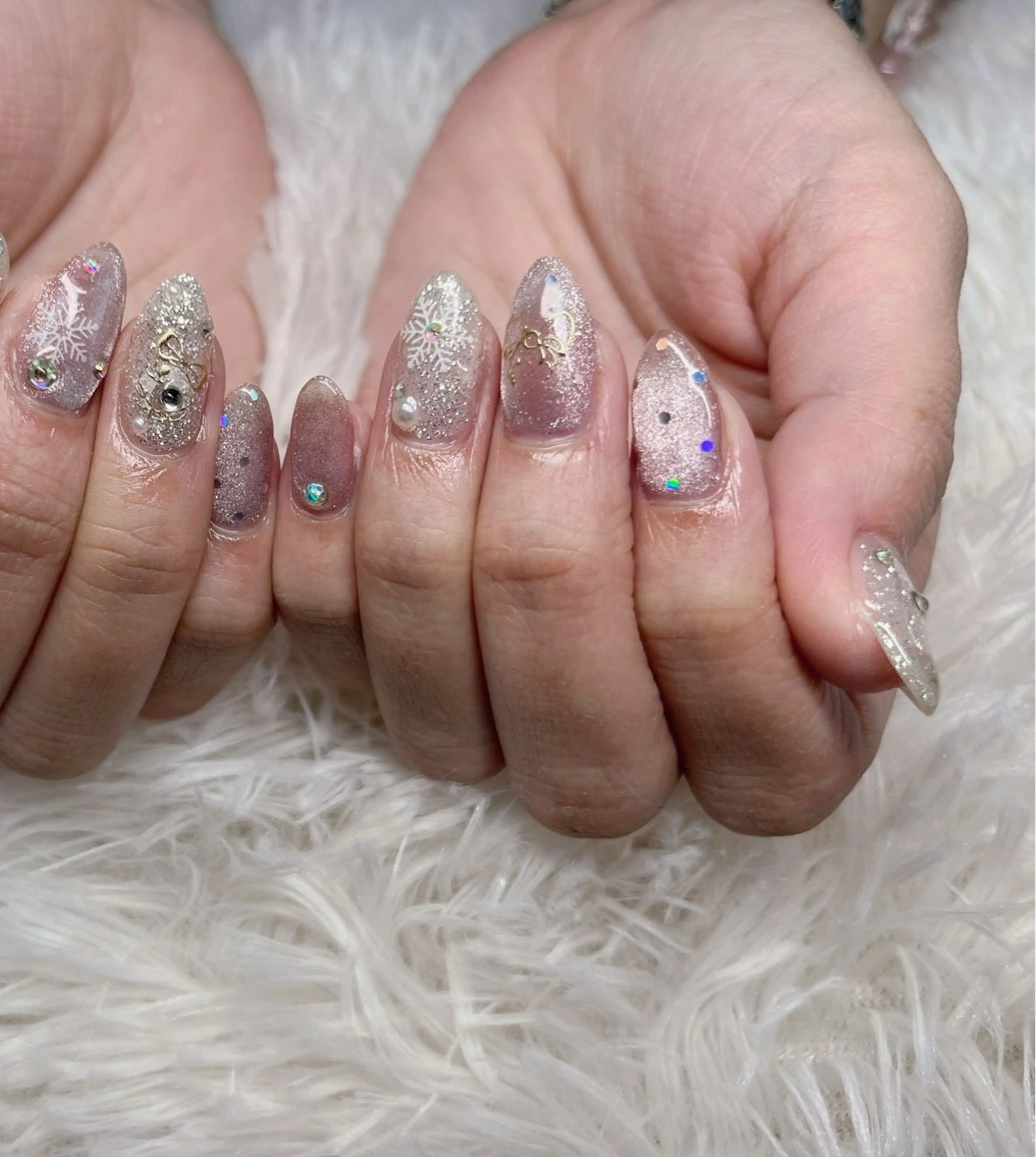 ネイル フラッシュネイル マグネットネイル ek.nail⭐︎ kanaのネイルデザイン