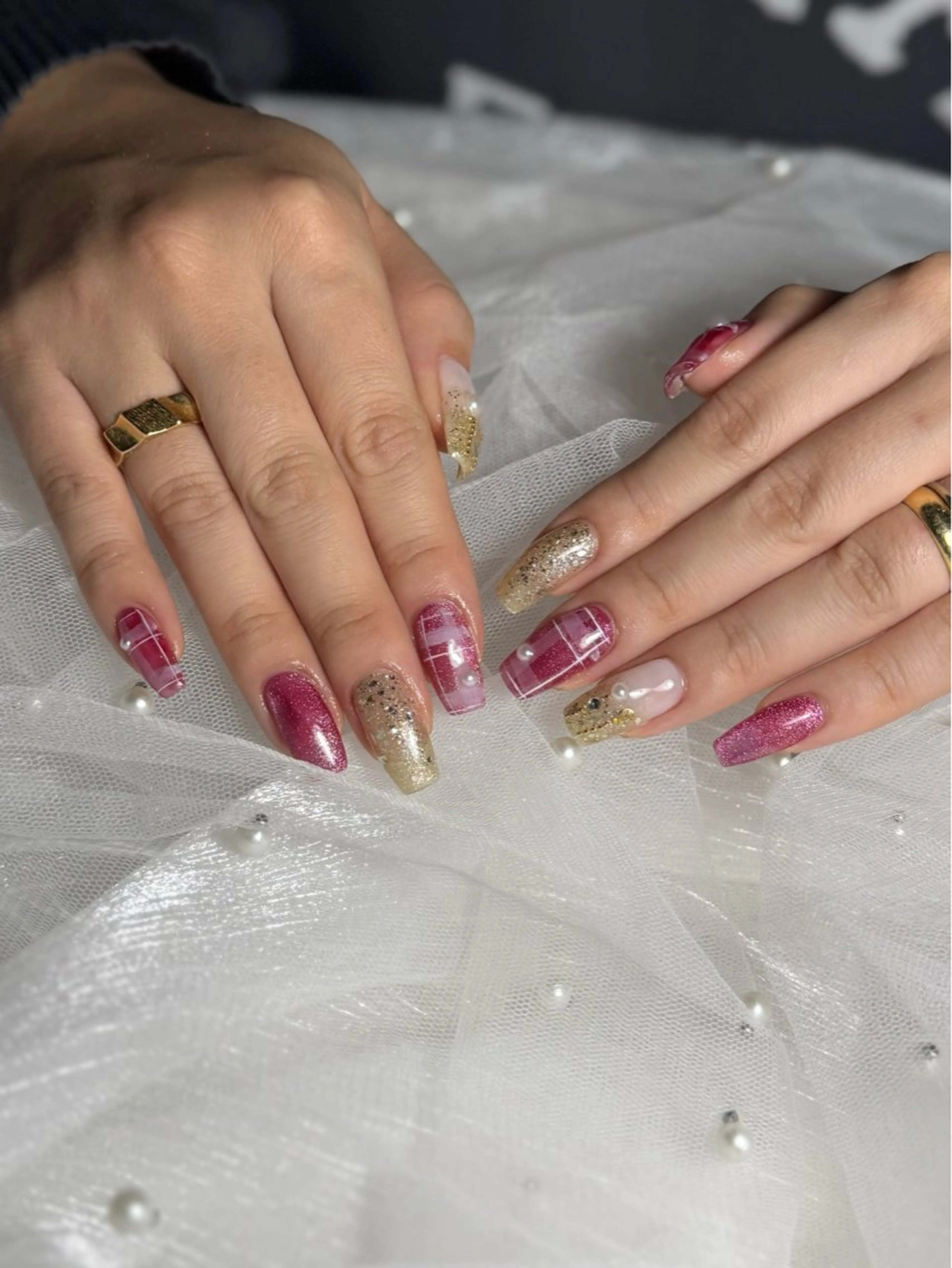 ネイル ハンドネイル 山崎 成美のネイルデザイン