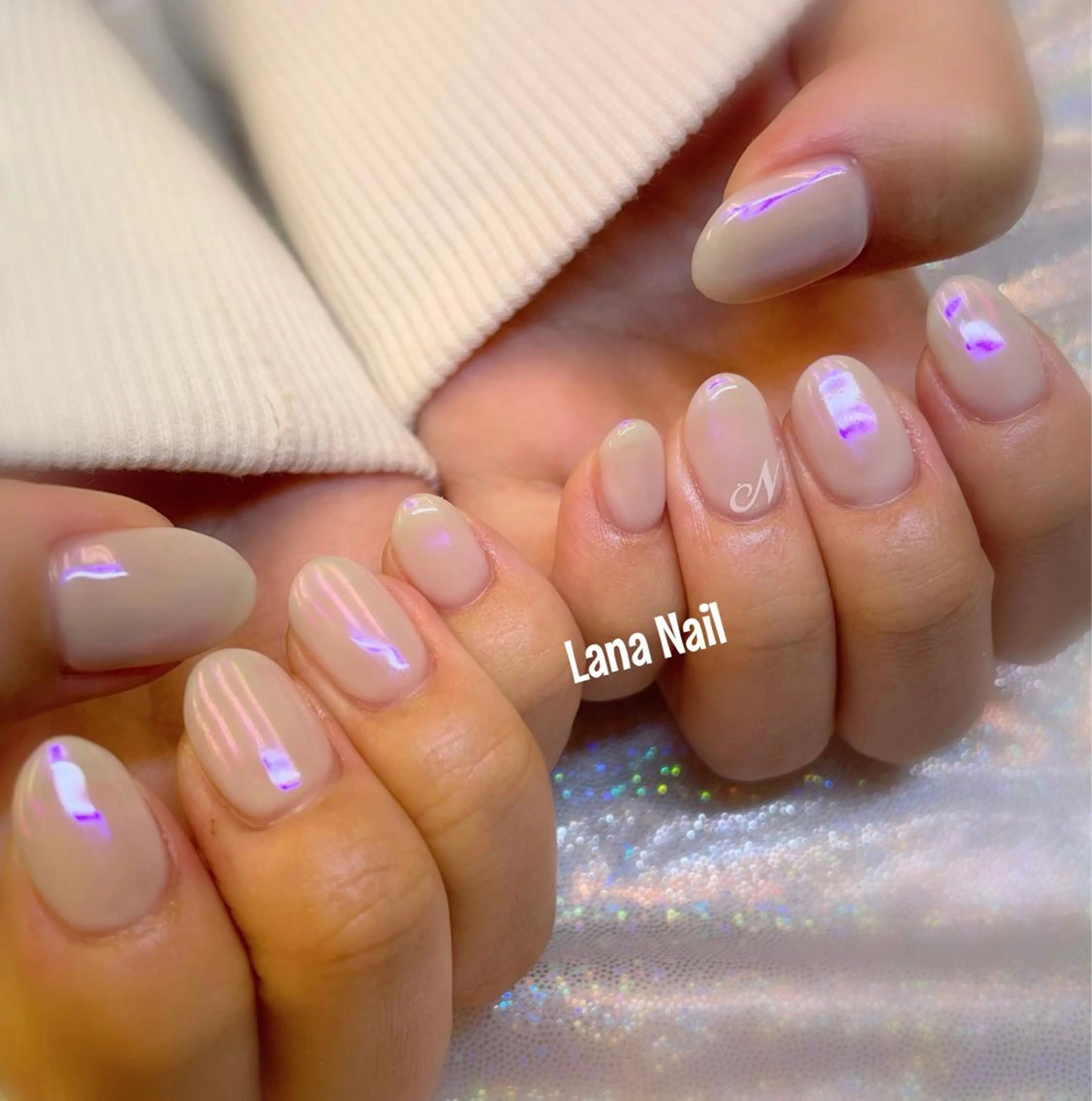 ネイル アートネイル ジェルネイル ワンカラーネイル Lana Nail所属・Lana Nailのネイルデザイン