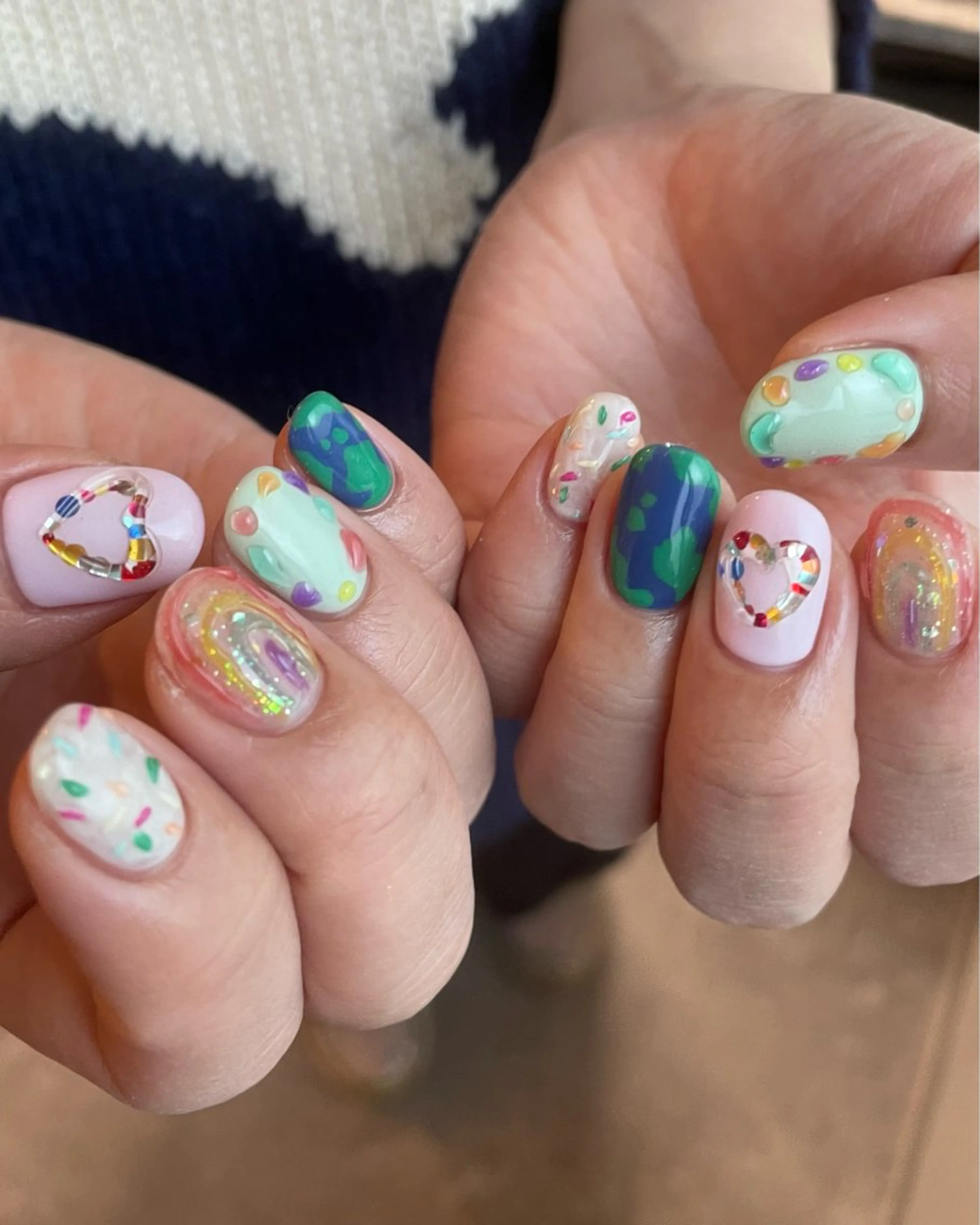 ネイル ニュアンスネイル ハンドネイル ネイルサロン Noëlのネイルデザイン