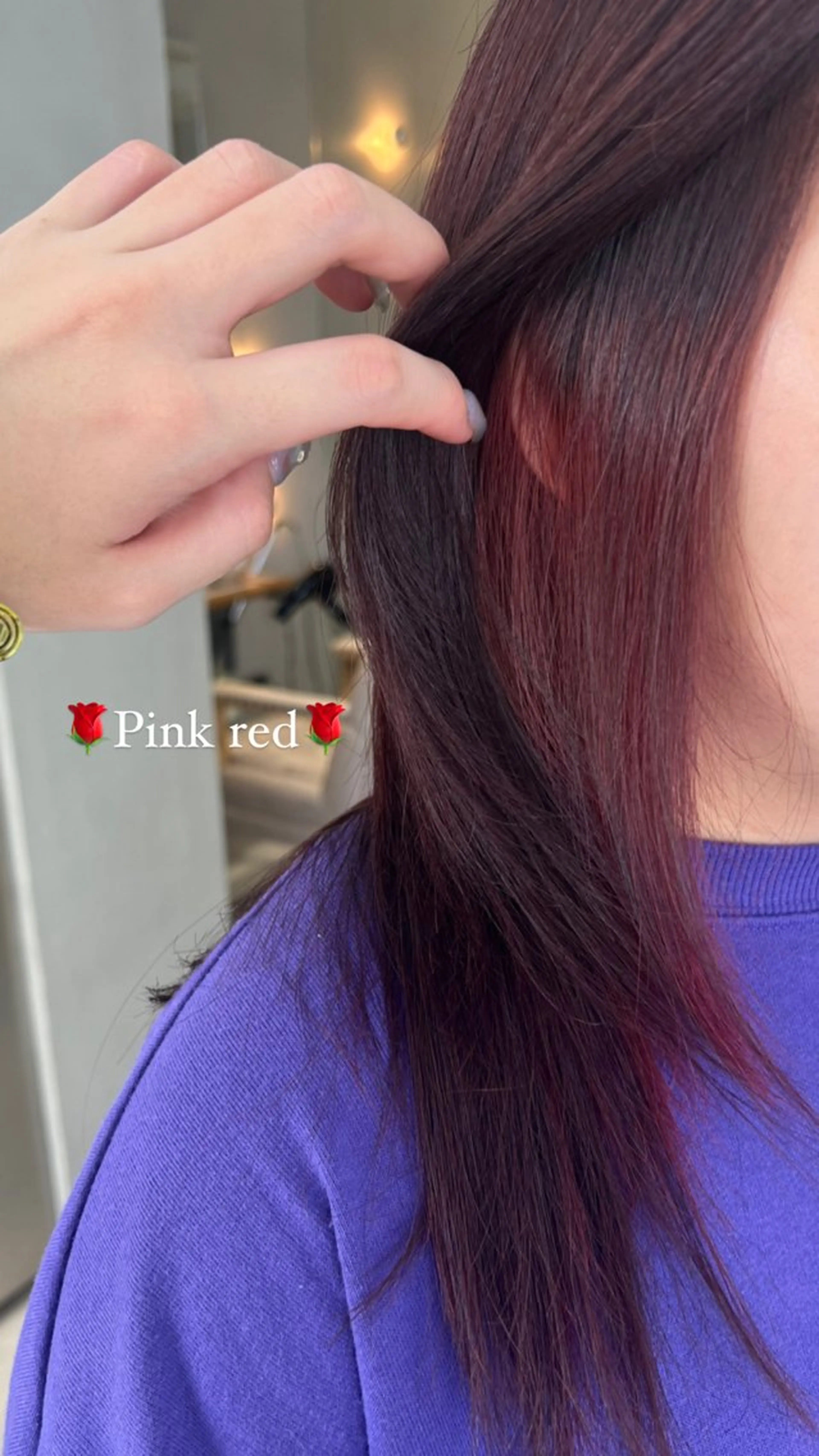ミディアム カラー ヘアカラー Rena ,のヘアスタイル