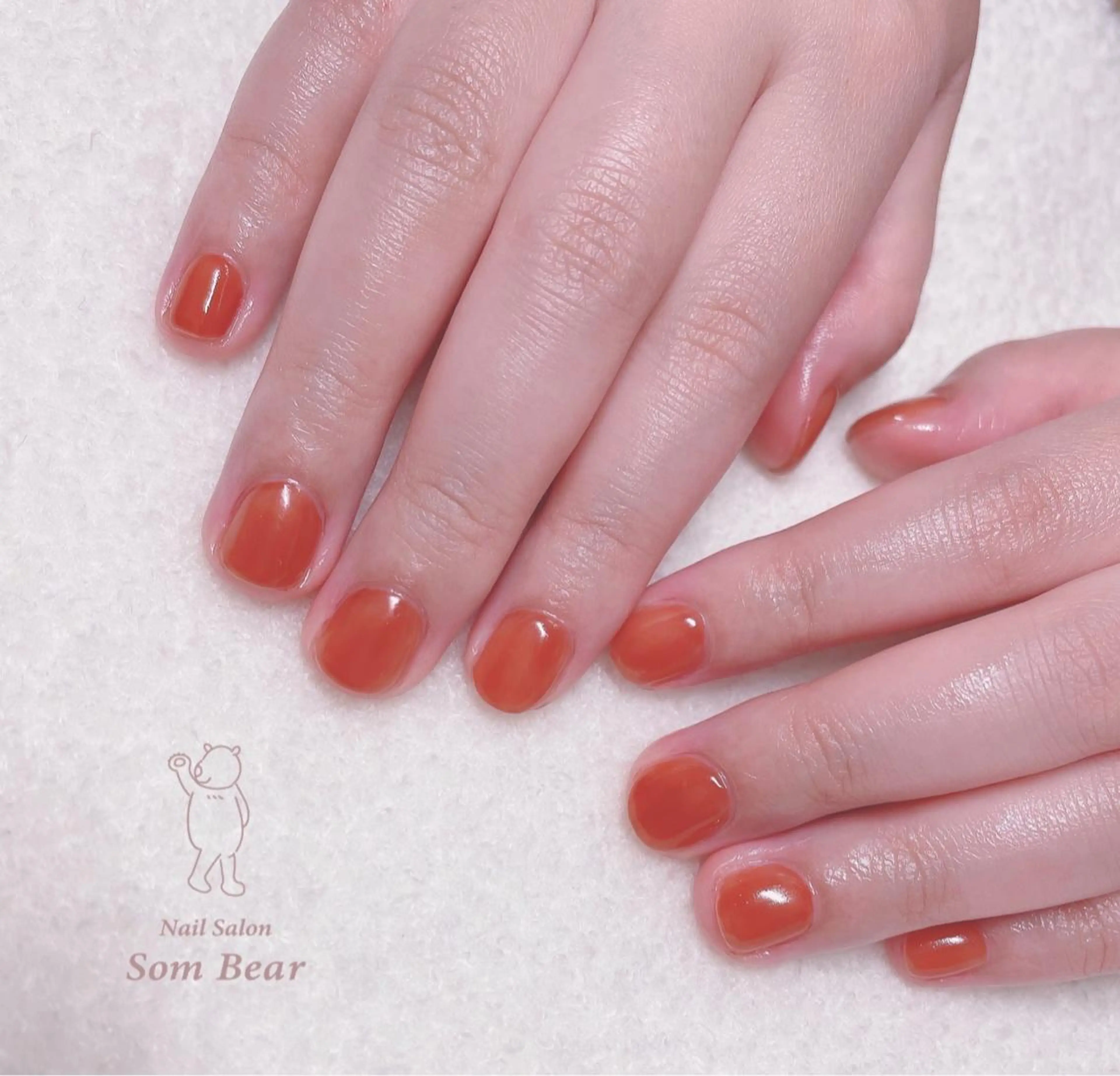 ネイル フレンチネイル ゴージャス グラデーション ワンカラーネイル Som Bear所属・nail salon Som Bear🧸のネイルデザイン