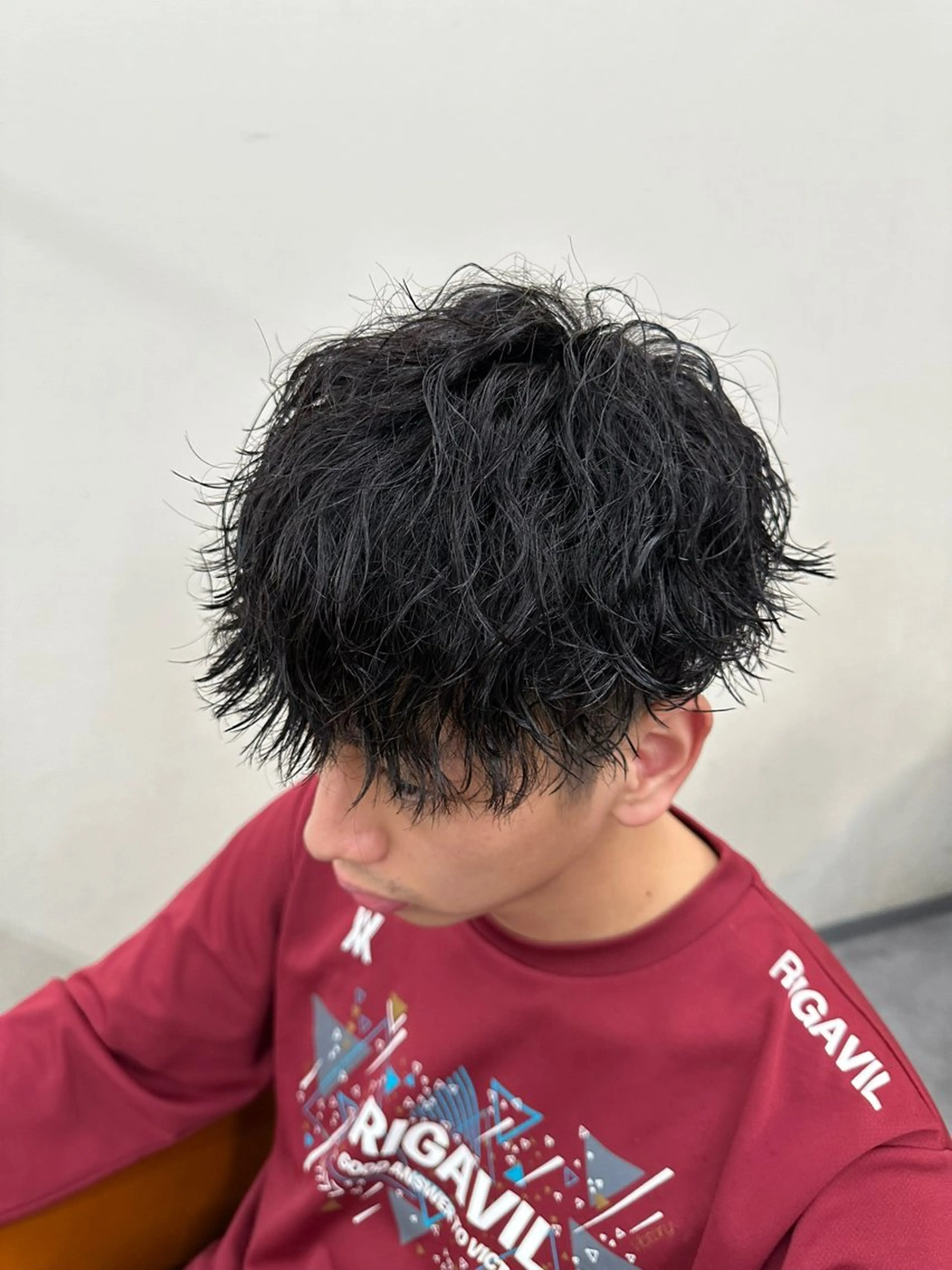 パーマ メンズ カット パーマ KING of hair by NOISM所属・梅田/メンズカット/ パーマ/秋本 大智のヘアスタイル