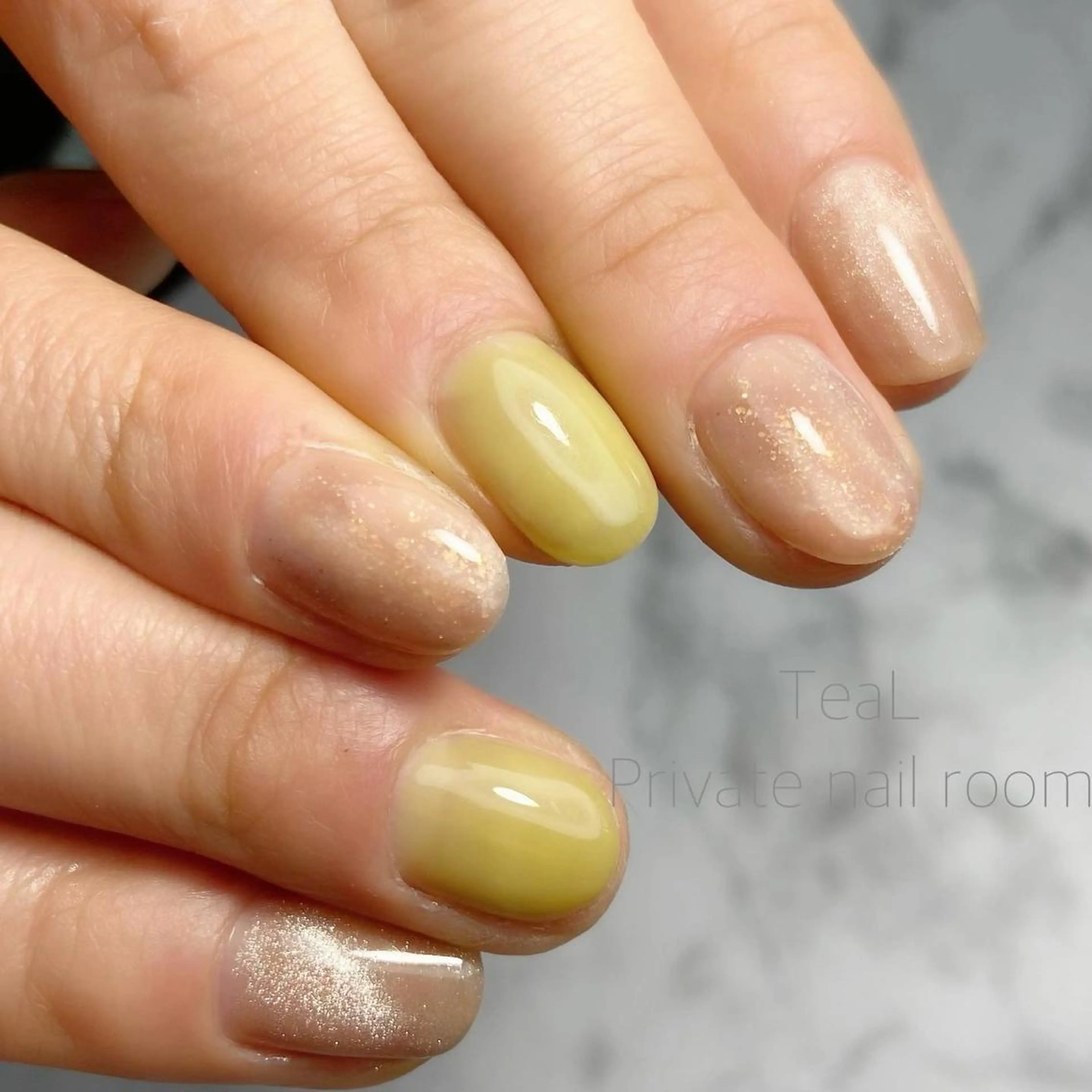 ネイル ハンドネイル TeaL nailのネイルデザイン