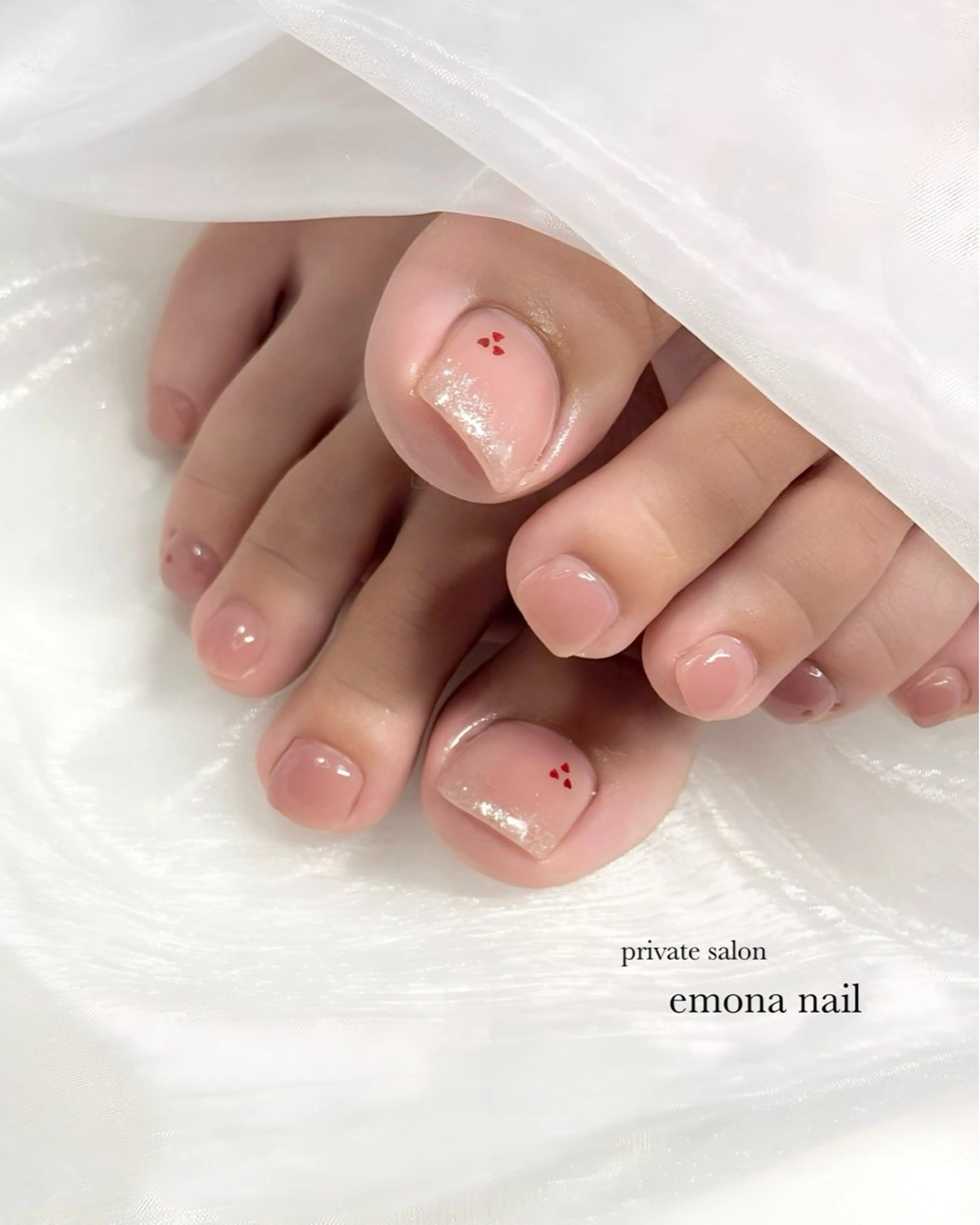 ネイル フットネイル emona nailのネイルデザイン