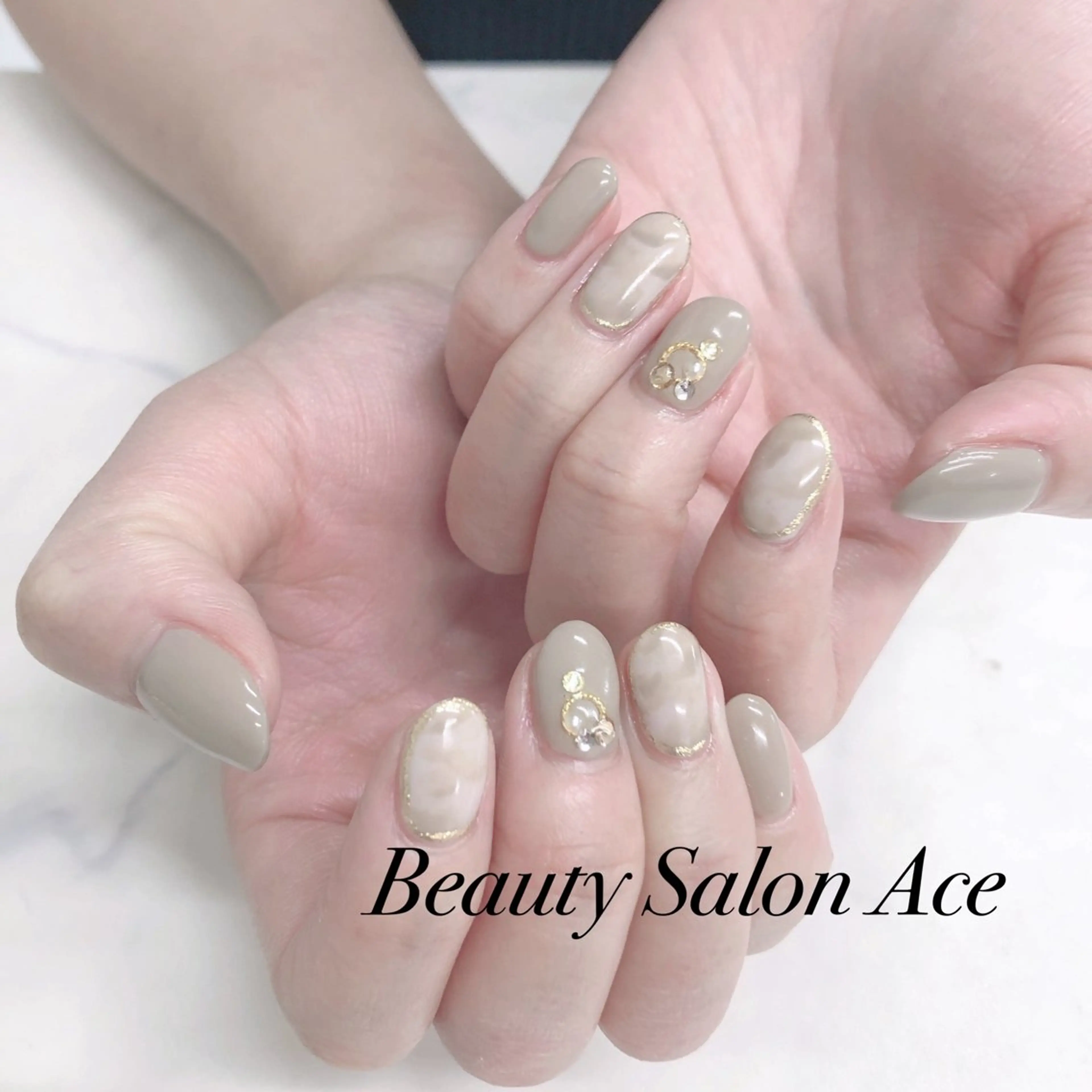 ネイル メンズネイル ハンドネイル ハンドケア Beauty Salon Ace(ネイルサロン エース)所属・池袋フィルイン Ace♡長さだしのネイルデザイン