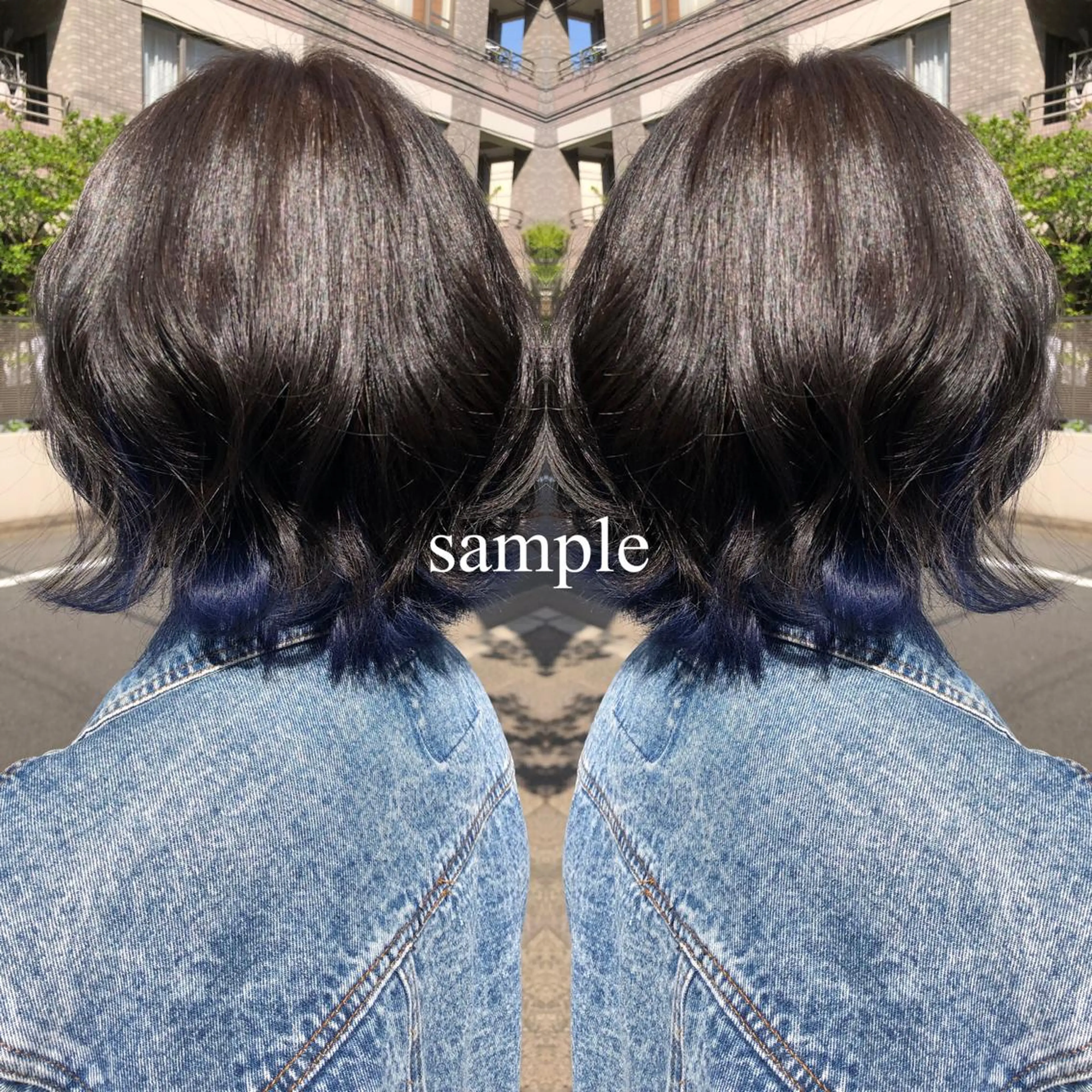 ミディアム カラー ヘアアレンジ カット ヘアカラー Richromatic所属・M Jのヘアスタイル