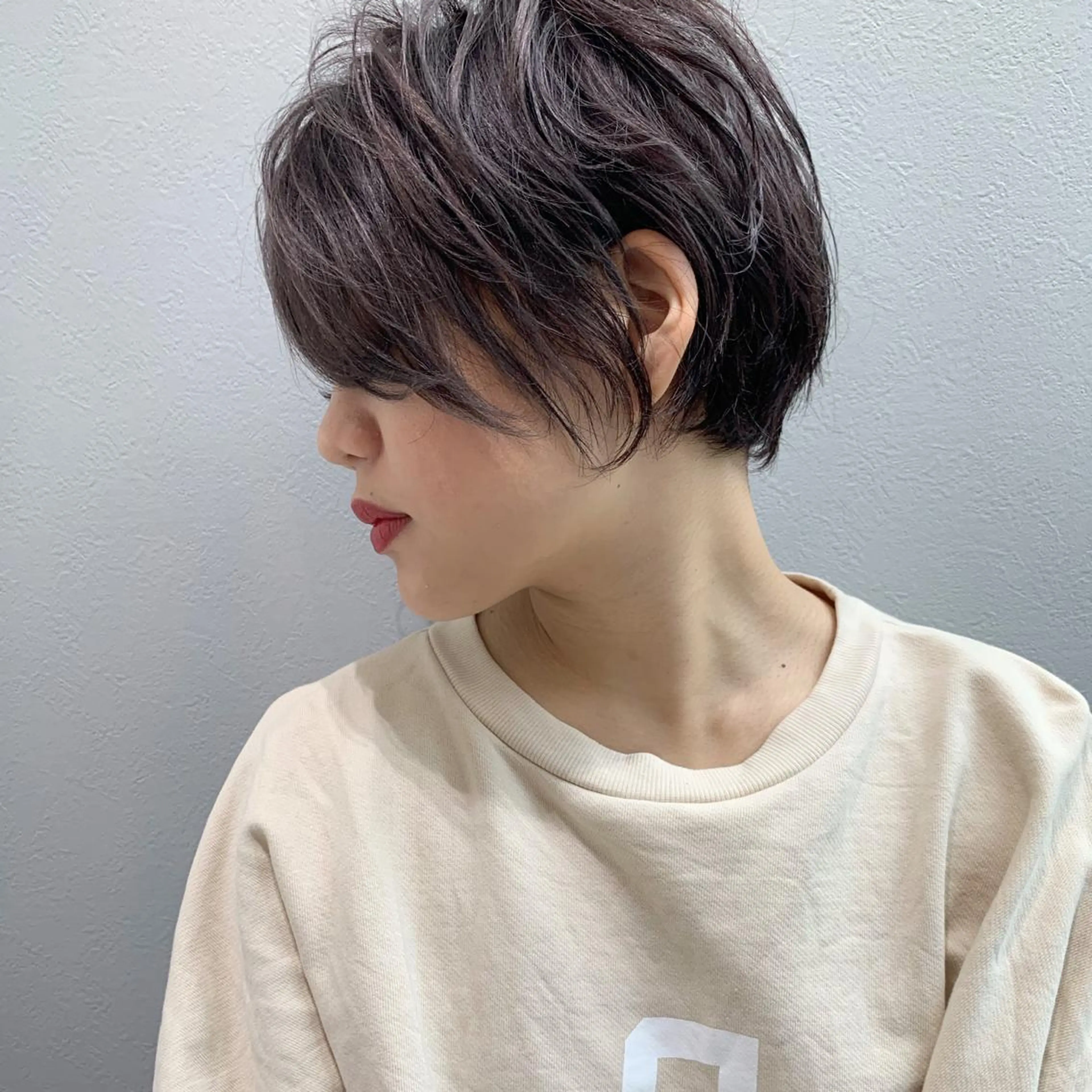 カラー グレージュ ラベンダーカラー ラベンダーグレージュ ラベンダーグレー 村中 仁人のヘアスタイル