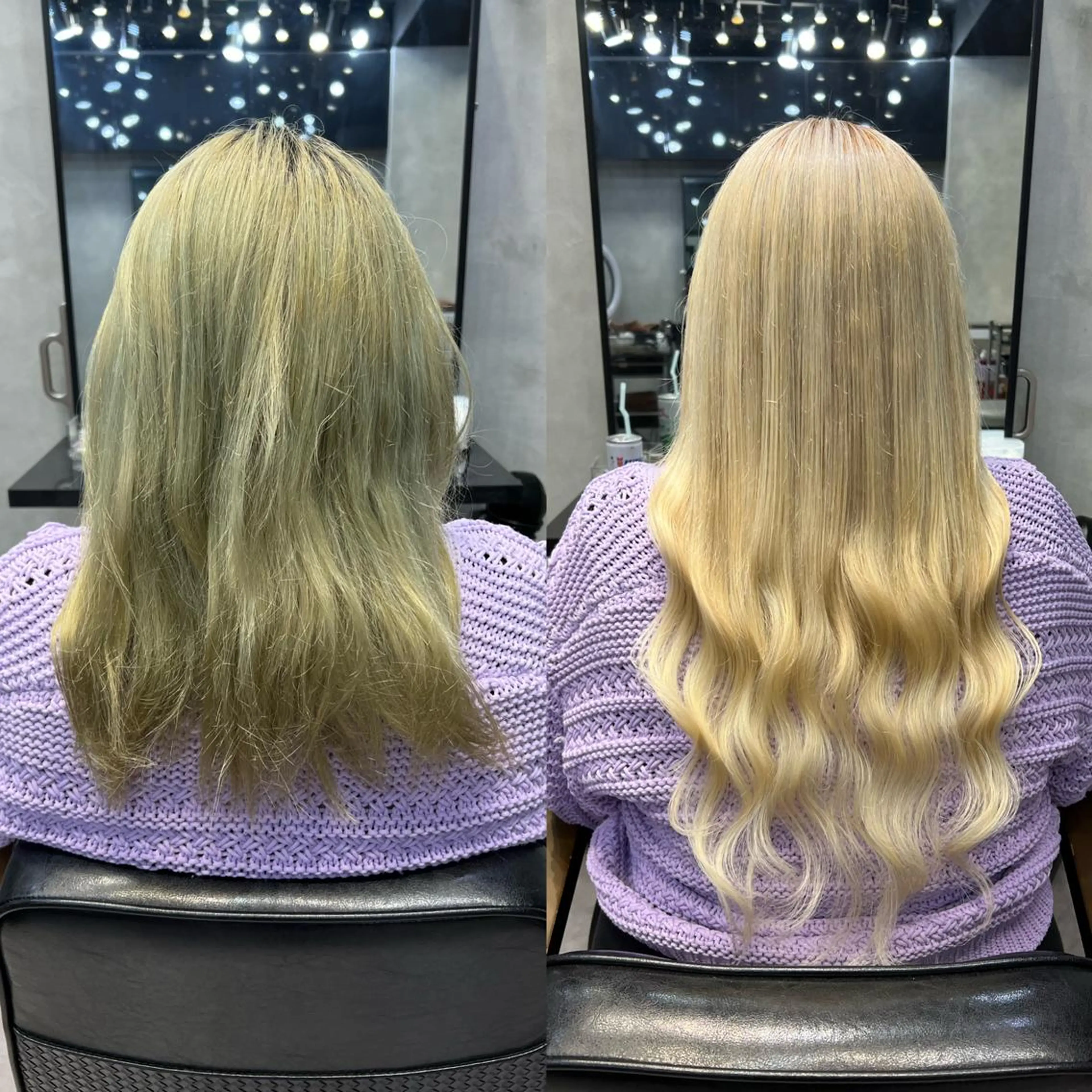ロング カラー ヘアアレンジ シールエクステ アッシュ バレイヤージュ ベージュカラー 黒髪 カット ヘアカラー エクステ ar+ ❤︎ maiのヘアスタイル