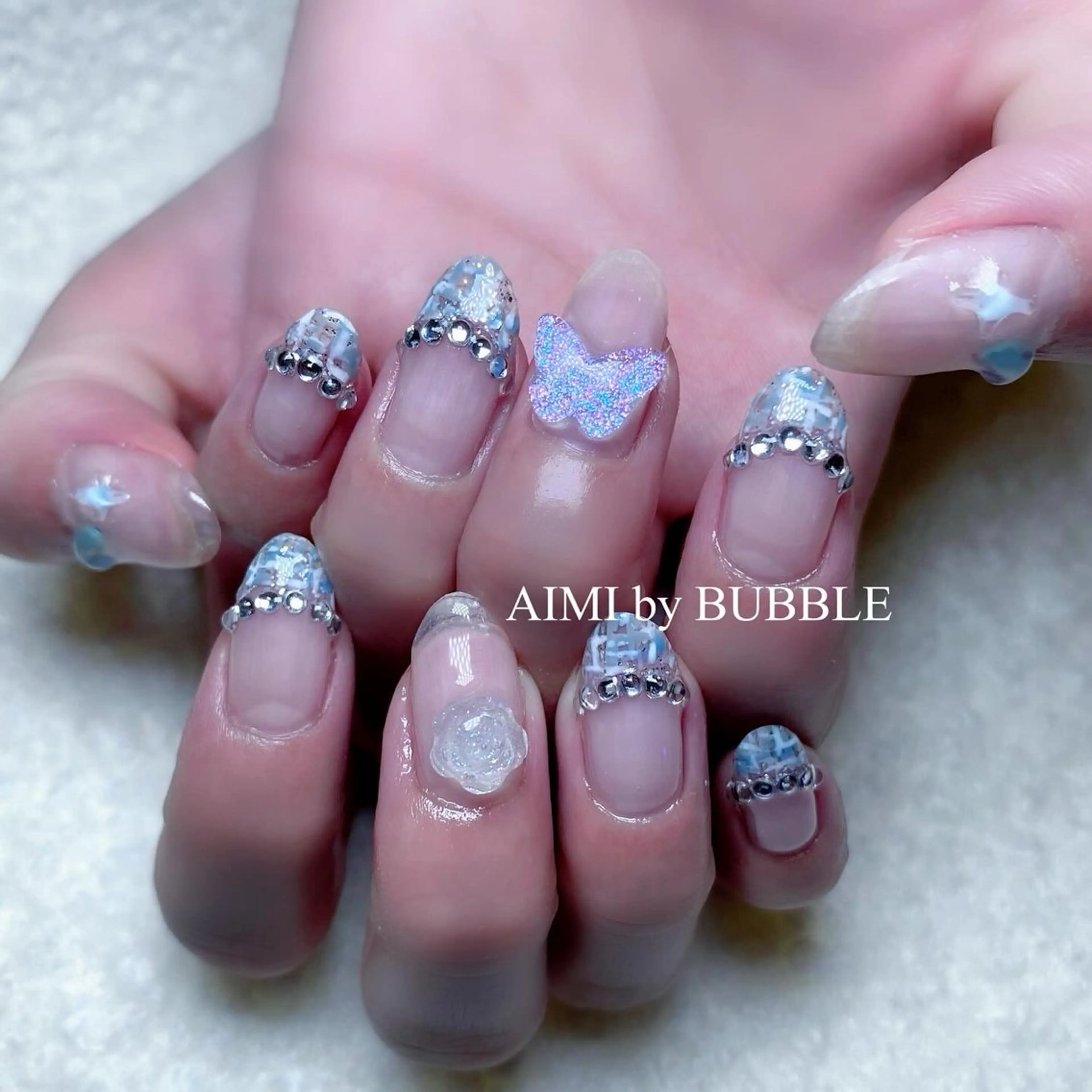 ネイル ハンドネイル AIMI by BUBBLE所属・BUBBLE🫧 RIONAのネイルデザイン