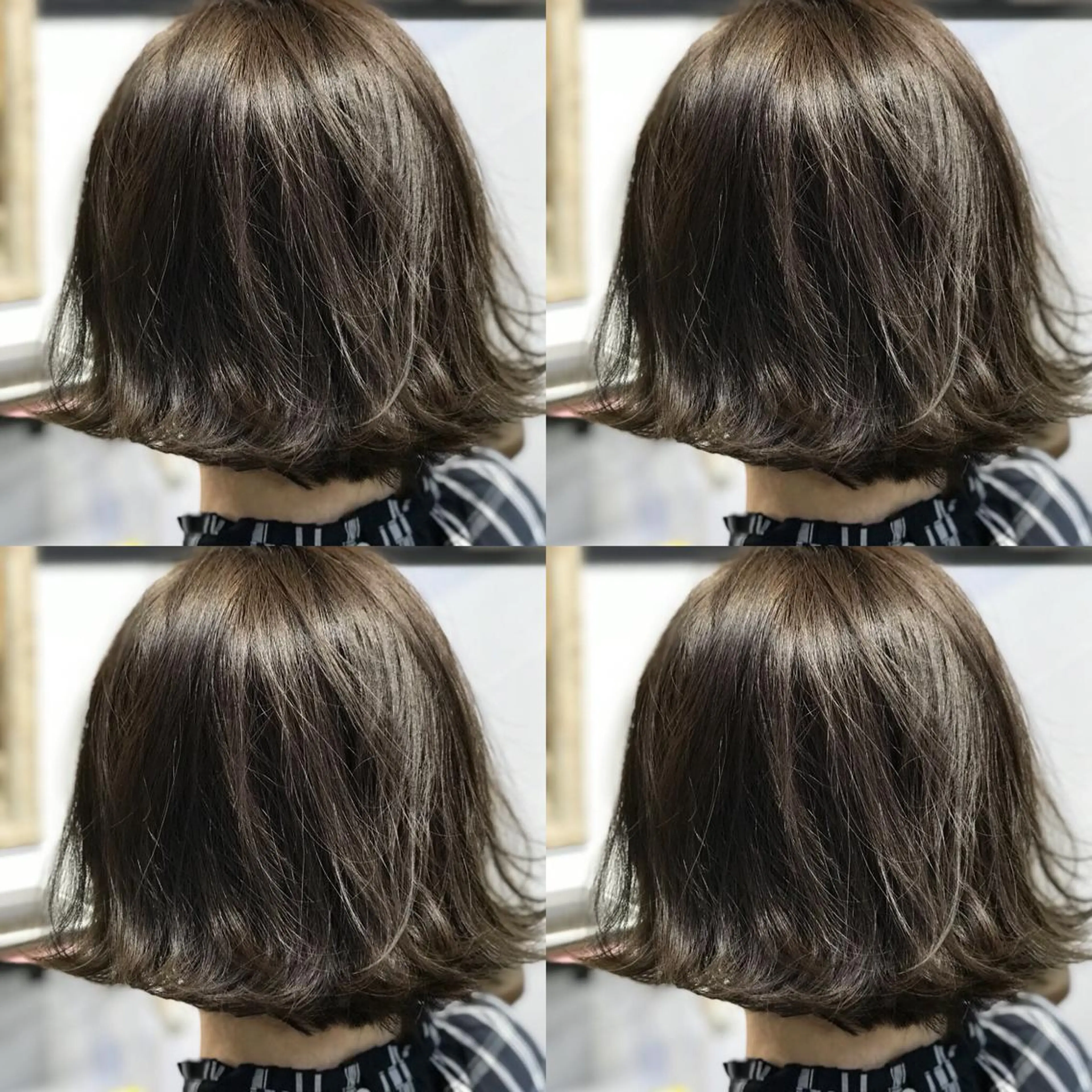 ミディアム カラー 髪質改善ayame 横山諒のヘアスタイル