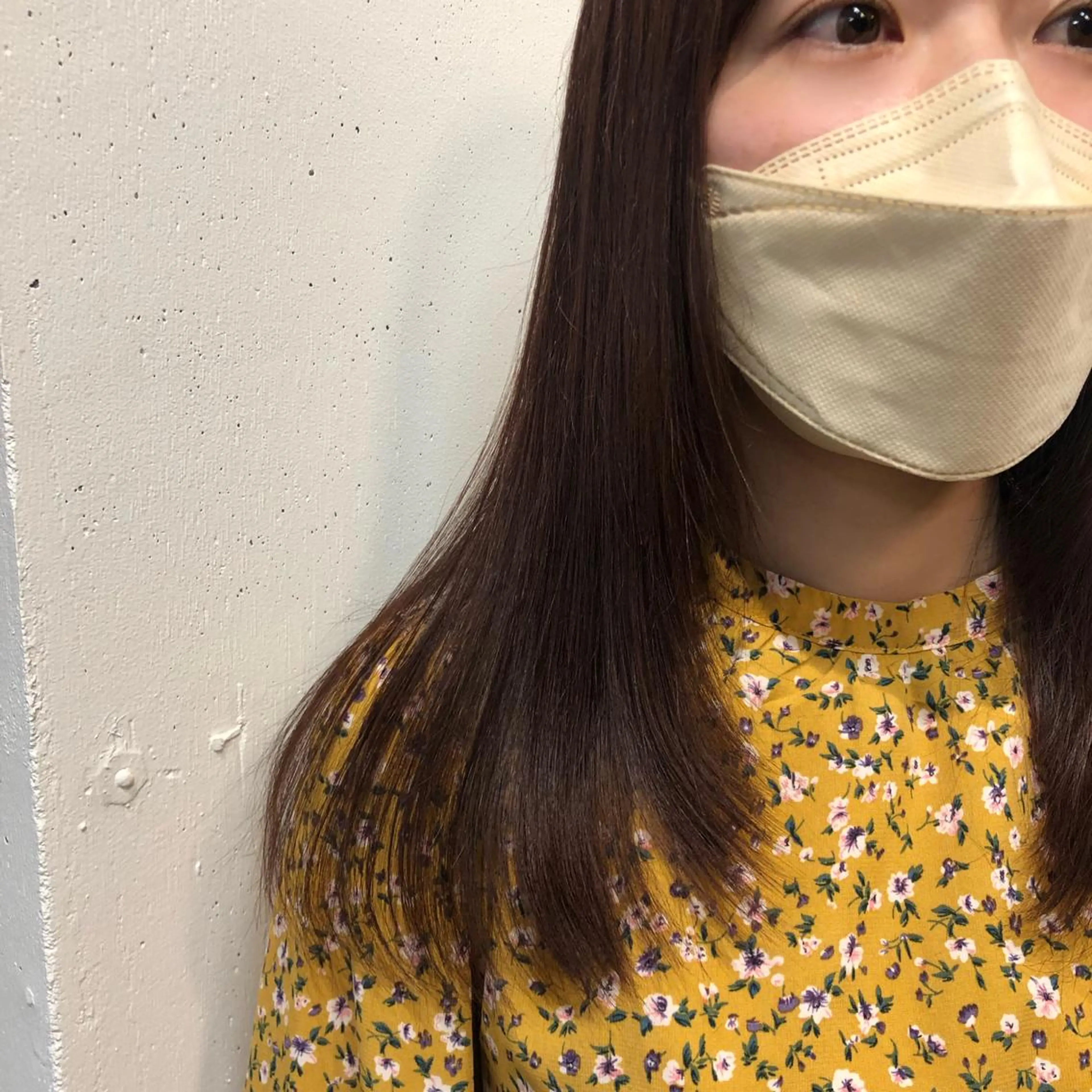 ミディアム ピンクブラウン KOCHAB所属・KOCHAB 中村穂風のヘアスタイル