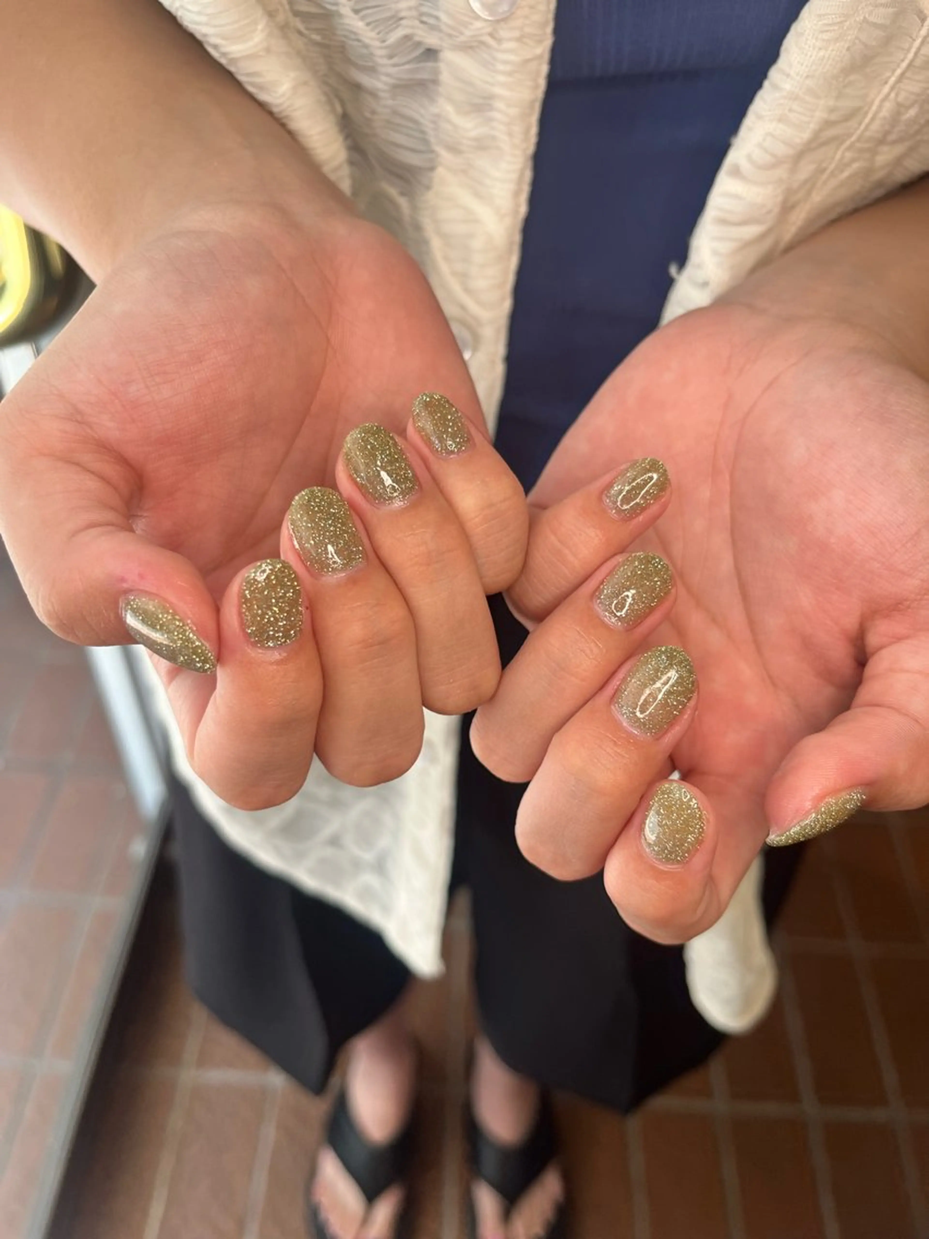 ネイル フラッシュネイル グリーン ballie／小野原 なつみのネイルデザイン