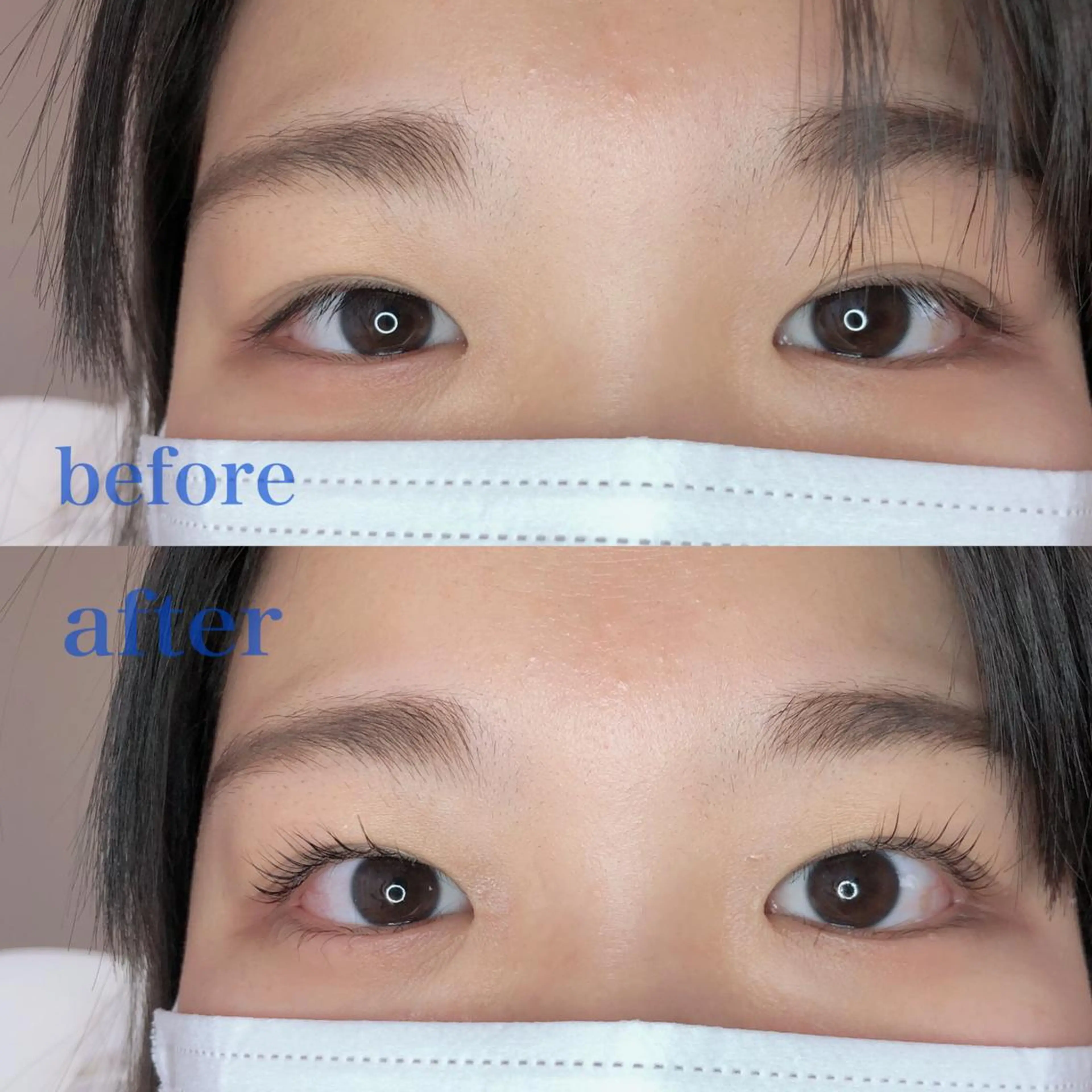 マツエク・マツパ パリジェンヌラッシュリフト マツパ パーフェクトウィンク ちぢいわみのりのマツエク・マツパデザイン