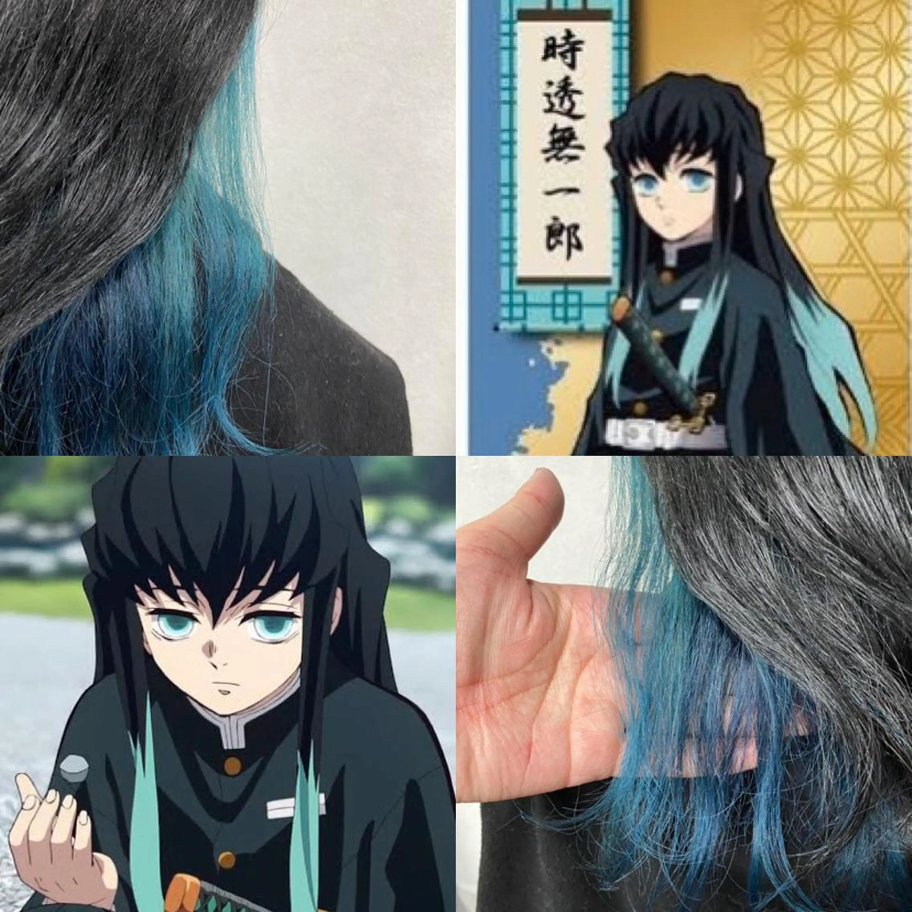 ミディアム カラー パーマ ヘアアレンジ ブリーチ ブルーカラー ヘアカラー トリートメント ヘアセット インナーカラー 代表　南一路のヘアスタイル
