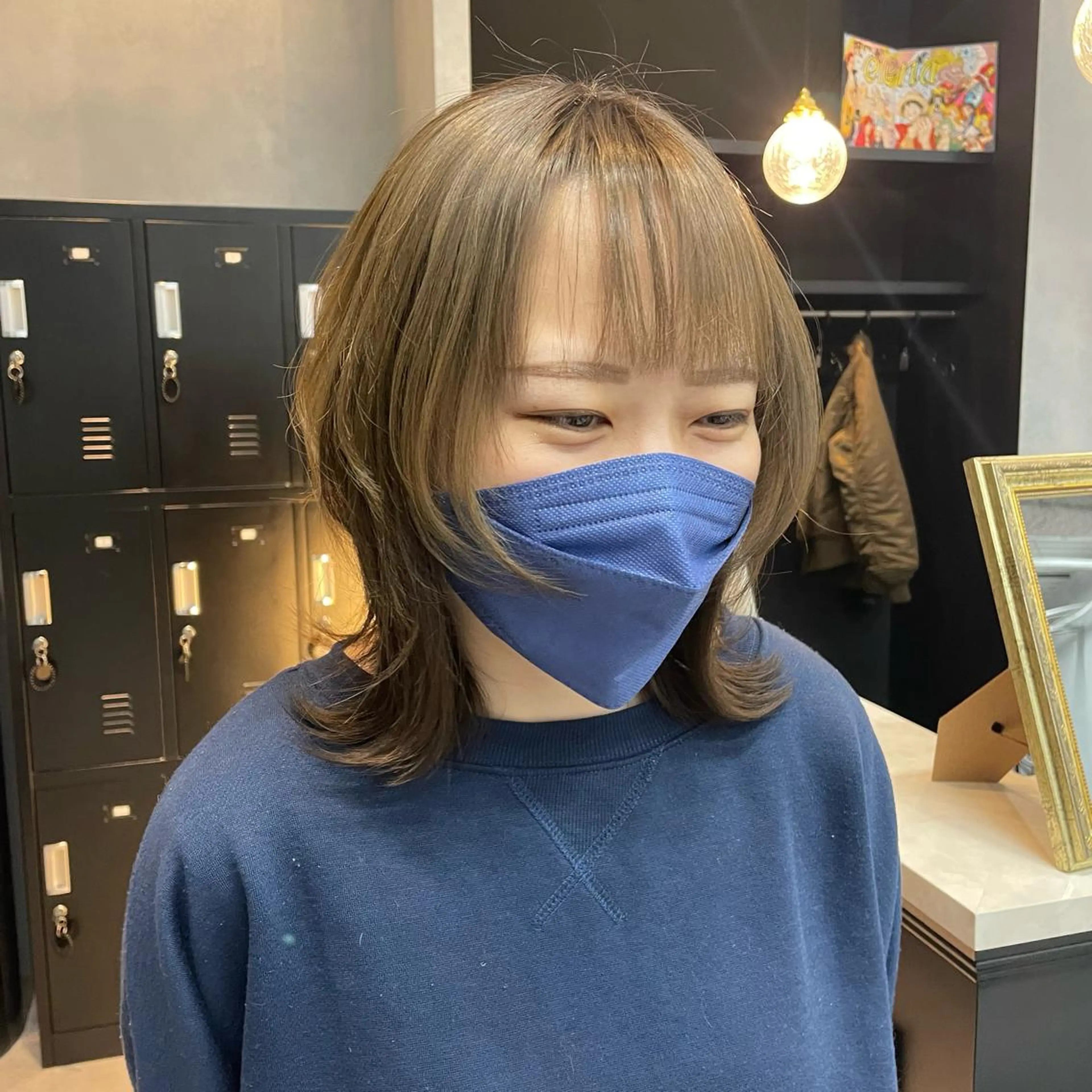 ミディアム ヘアカラー 🫧艶髪/ブリーチ 🐳honami🫧のヘアスタイル