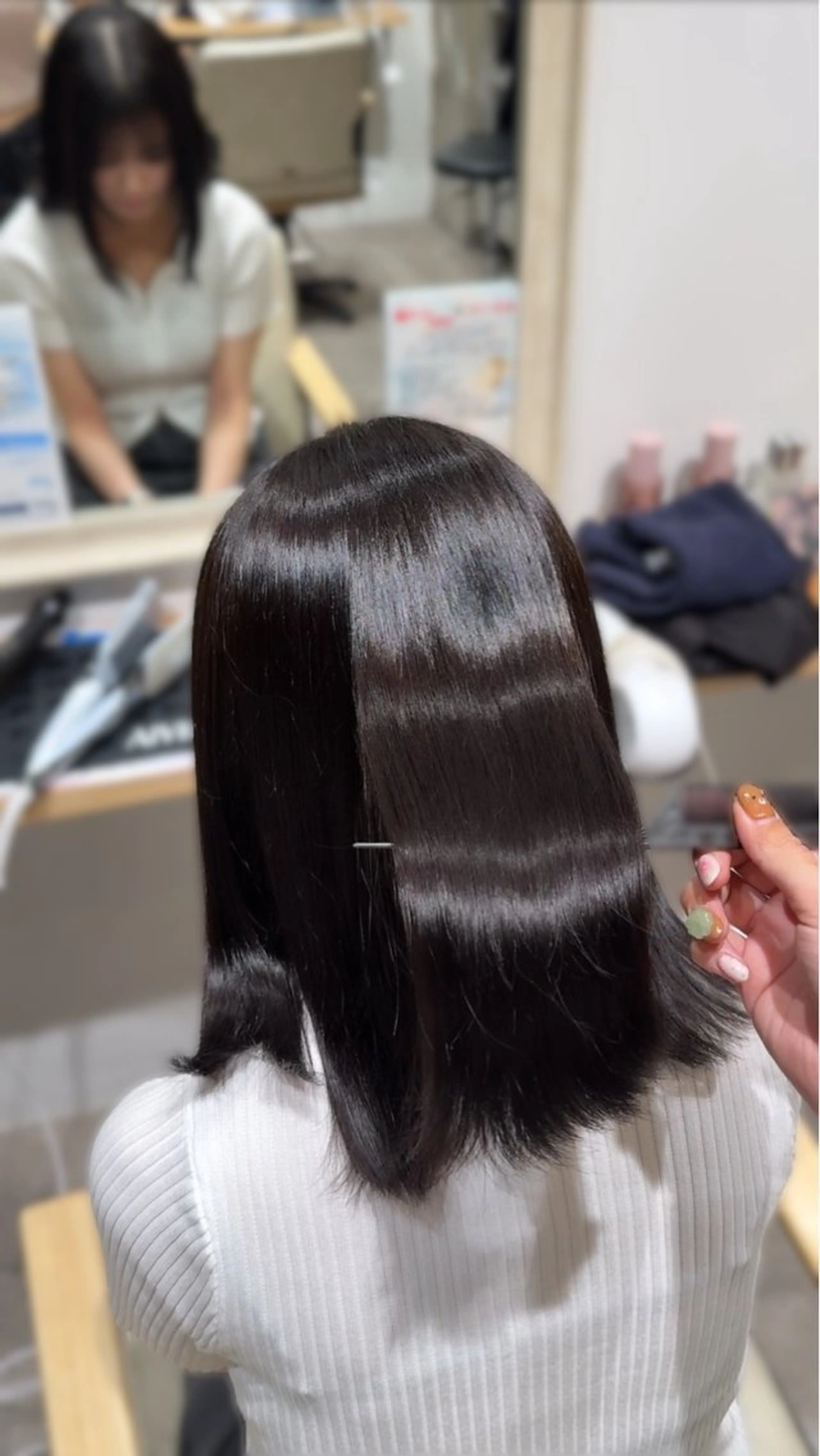ショート カラー ヘアカラー トリートメント 暖色艶カラー/ ハイトーン🪽美咲のヘアスタイル