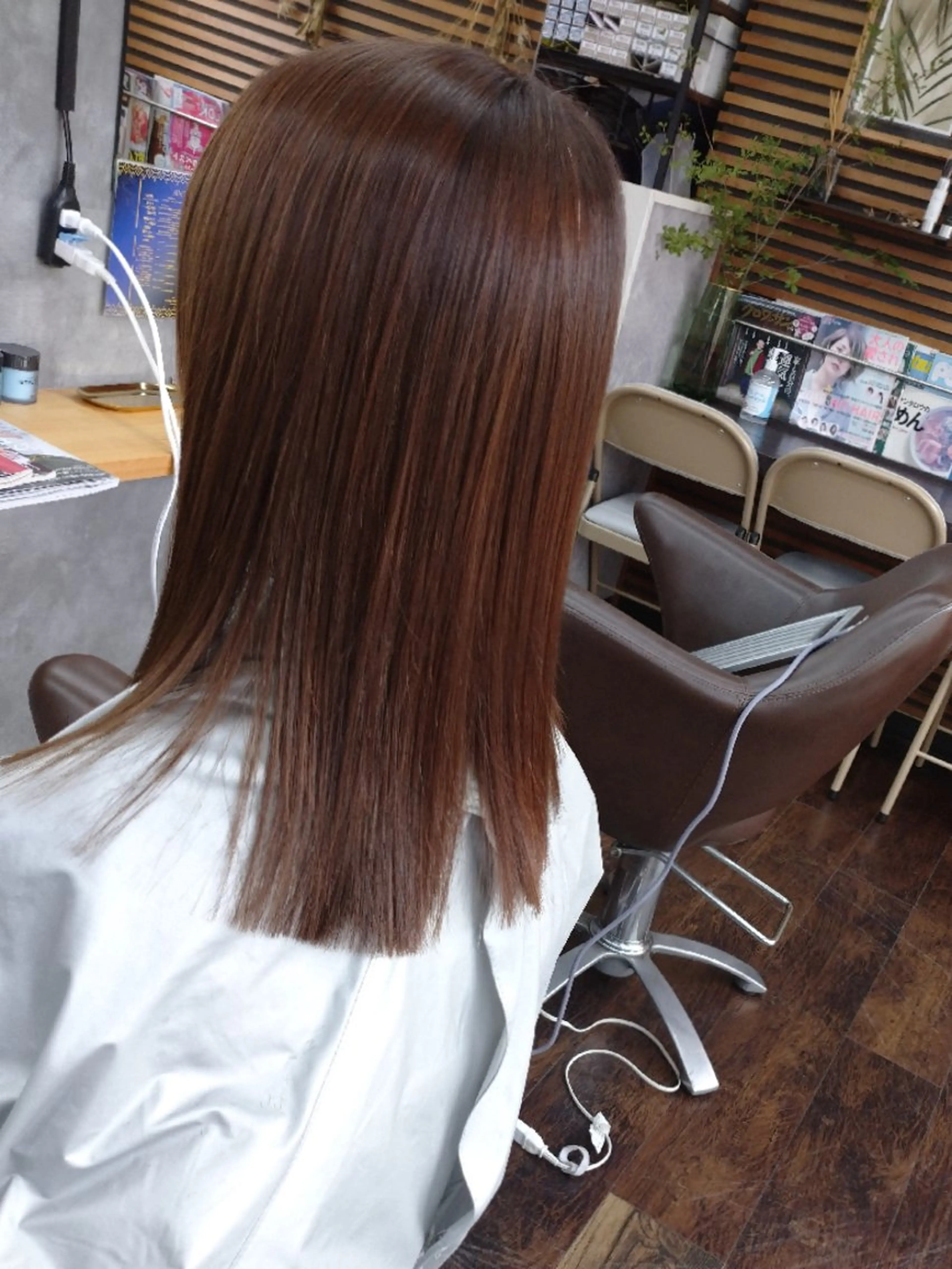 セミロング カット 縮毛矯正 アンティア小作所属・AN'TIA小作 noiのヘアスタイル