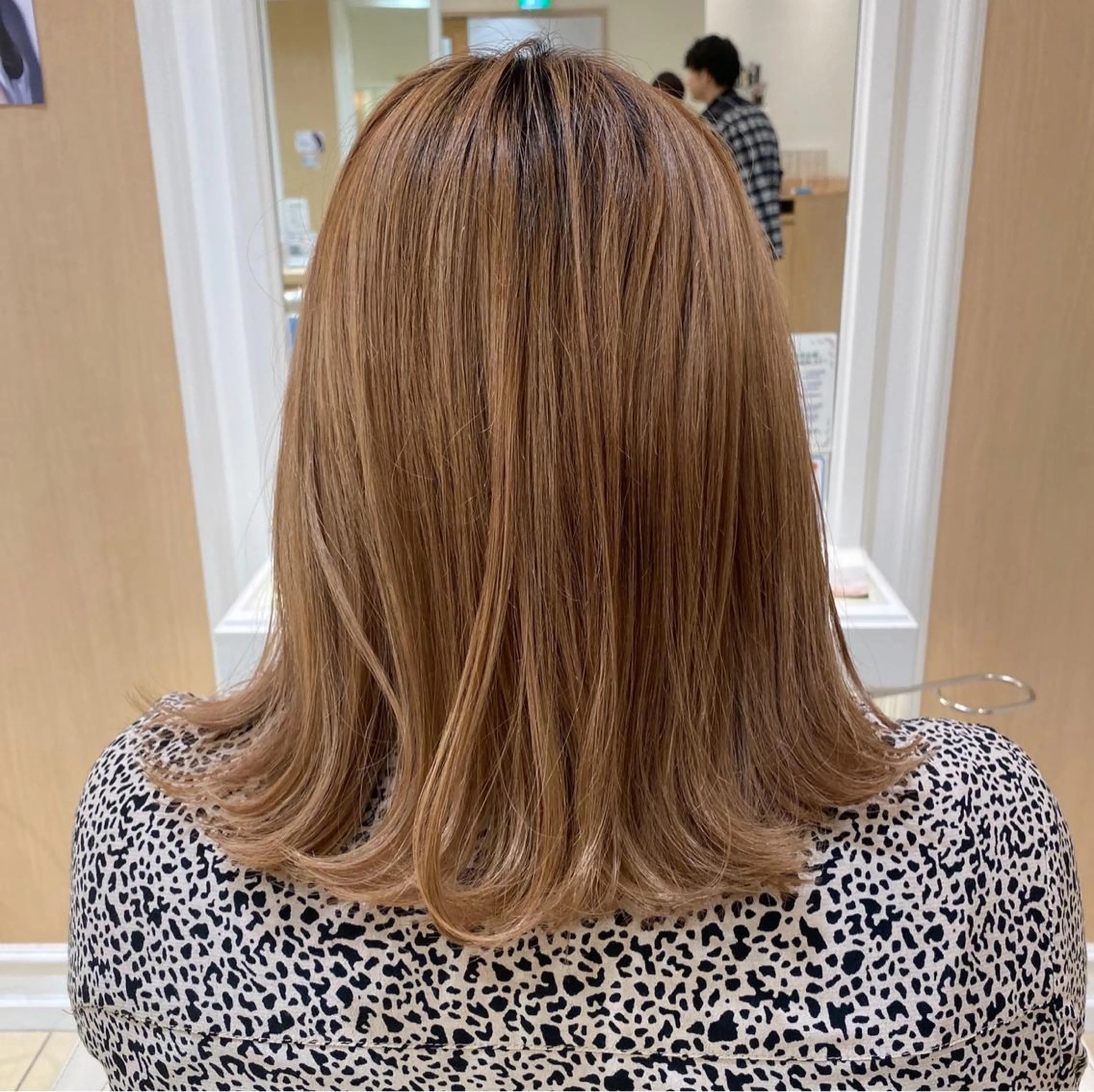 ミディアム カラー ヘアアレンジ kyo kaのマツエク・マツパデザイン