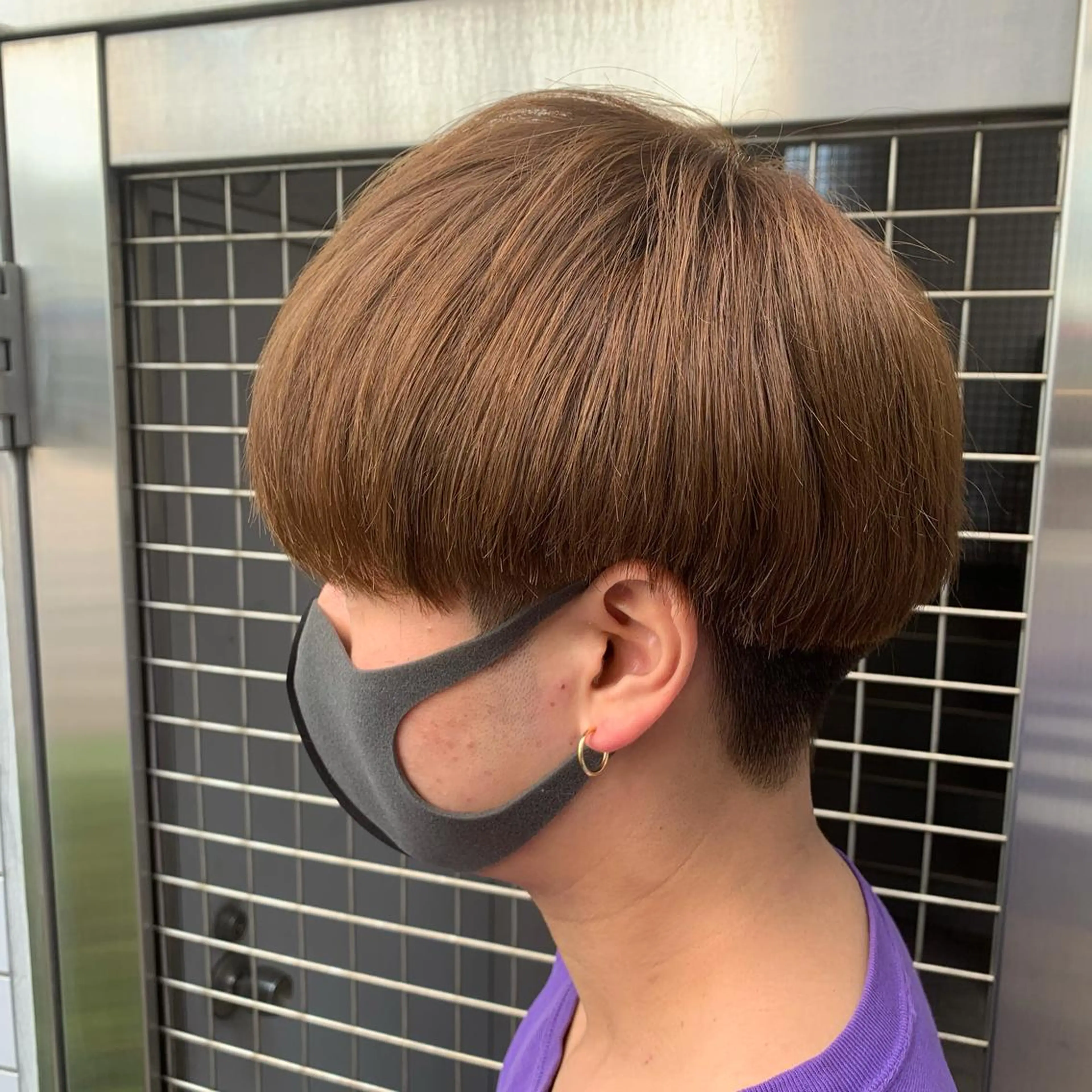 ショート カラー メンズ 【メンズ縮毛矯正】 田中秀斗のヘアスタイル