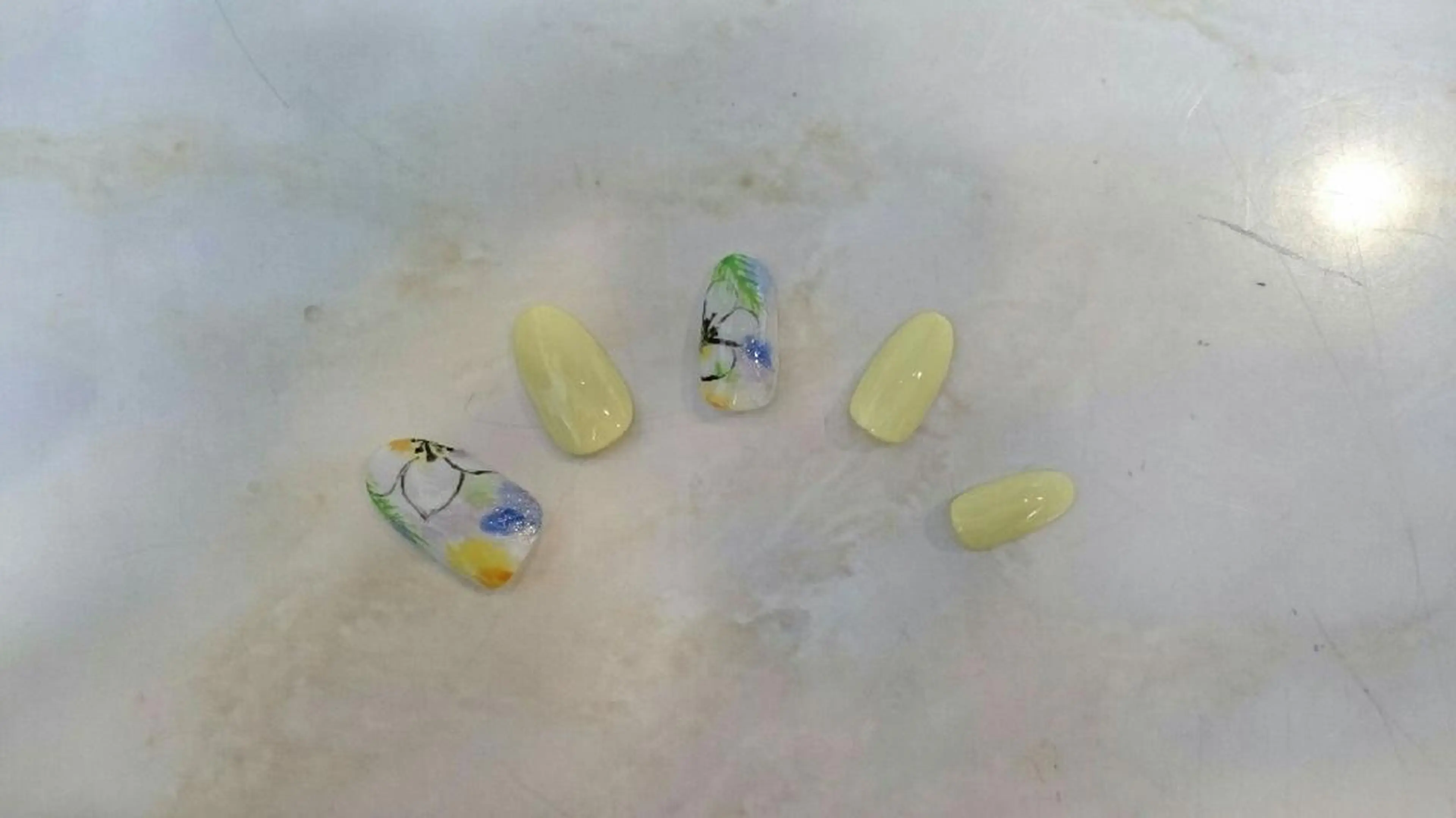 セミロング ロング ネイル nail salon Blancのネイルデザイン