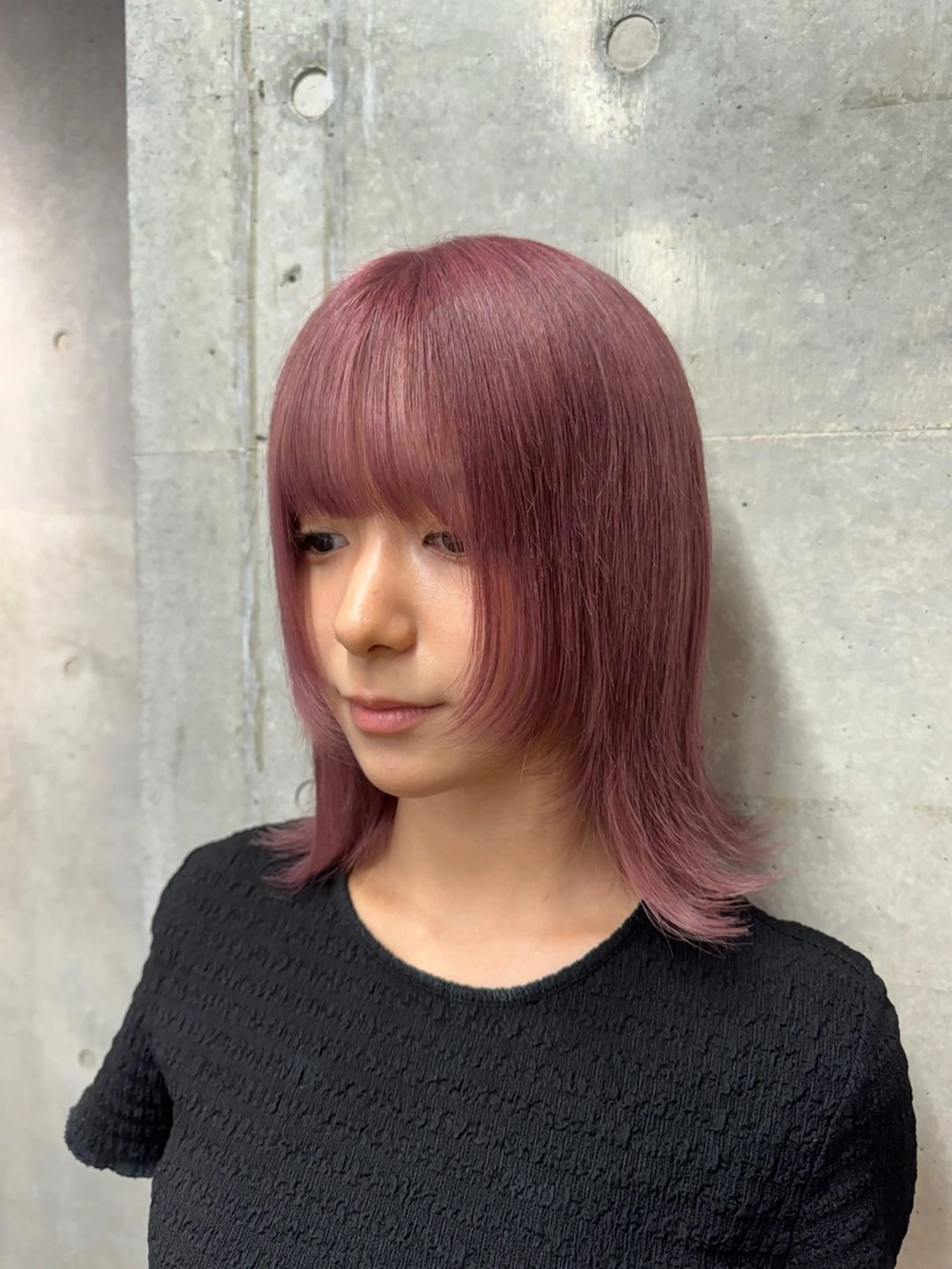 ミディアム ヘアカラー 🎀ダブルカラー hinata🎀のヘアスタイル