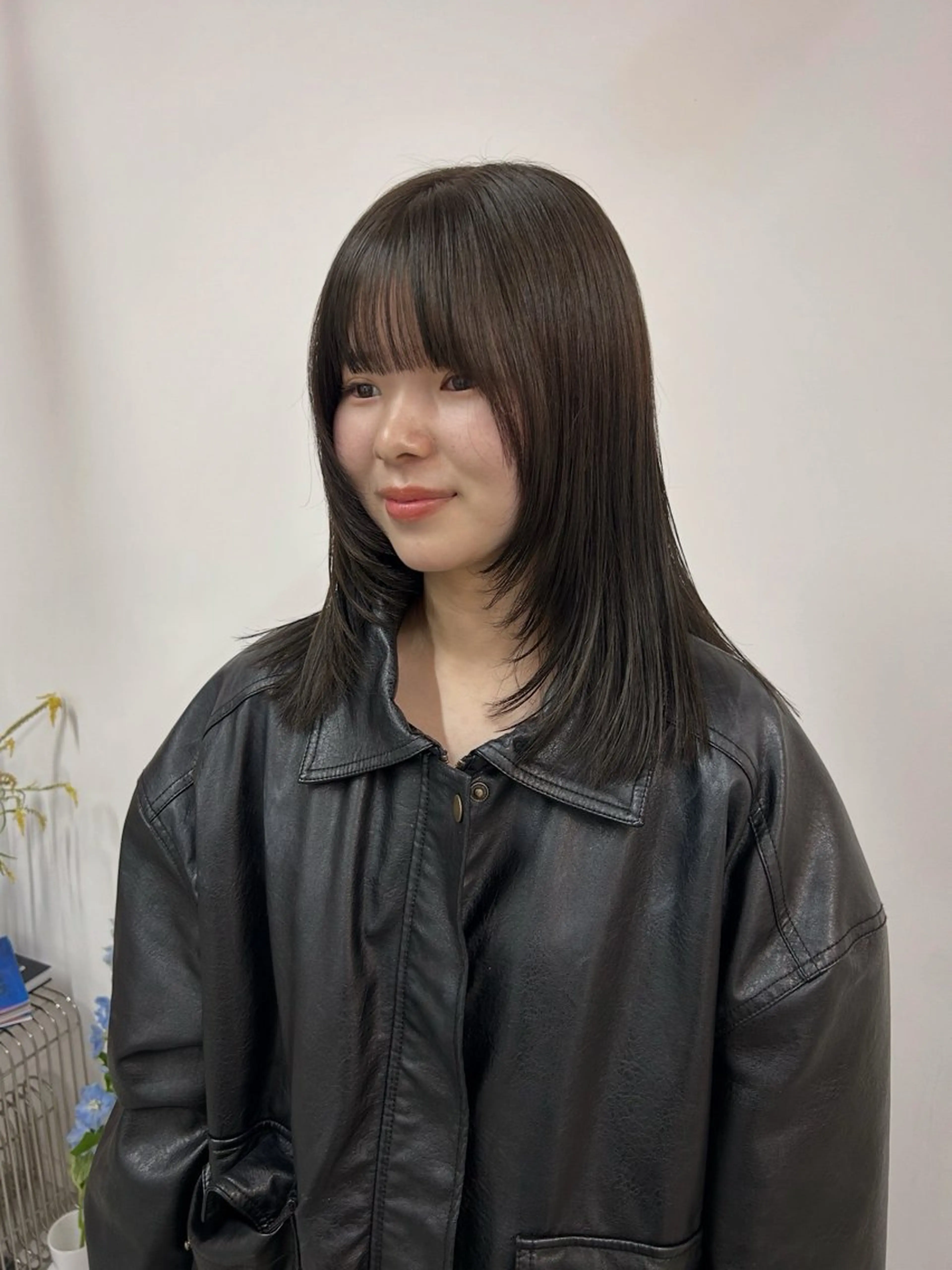 ミディアム モデル募集中🥚福岡 kii anju🐄のヘアスタイル