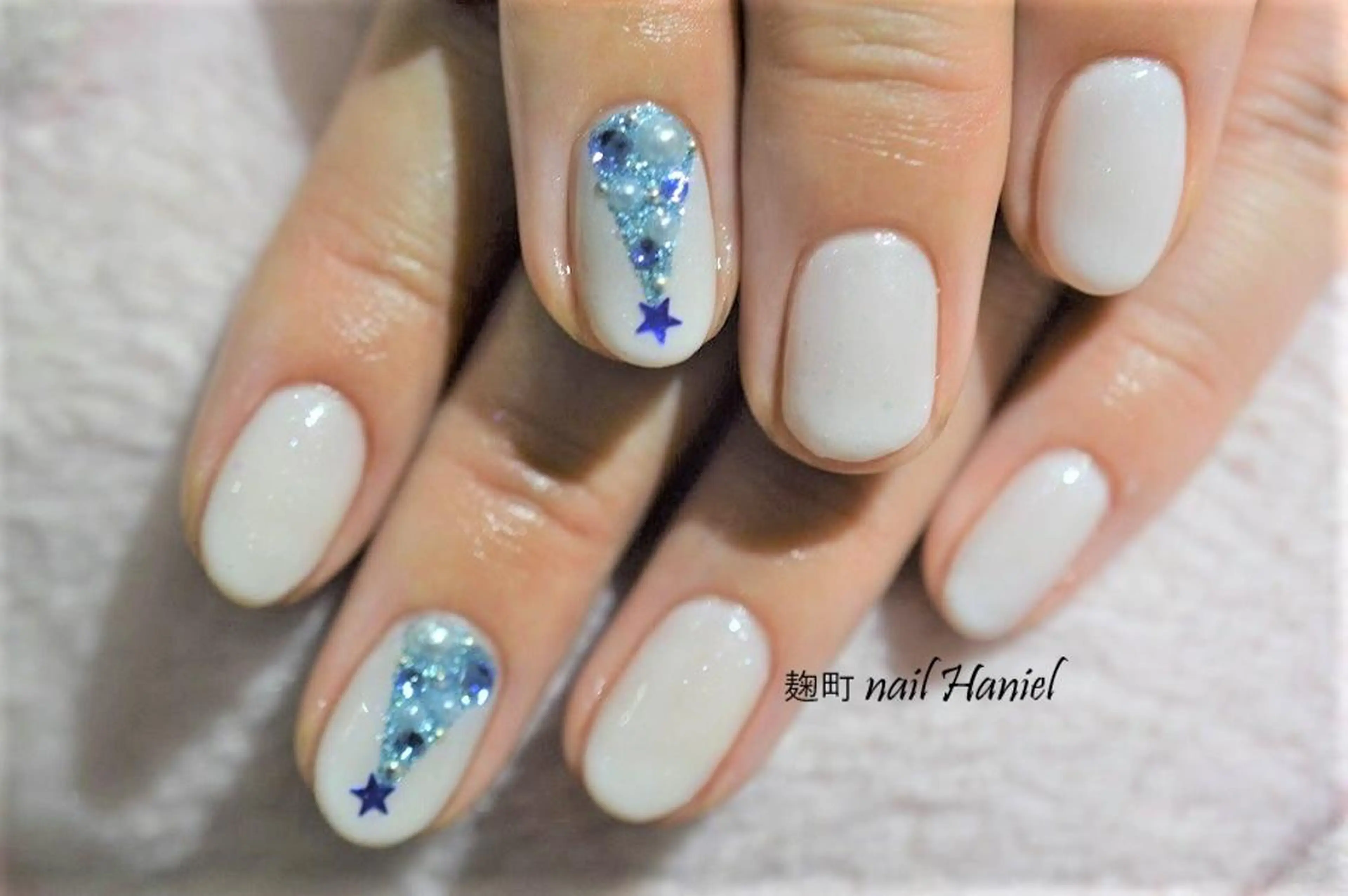 ネイル アートネイル ジェルネイル パラジェル 冬ネイル クリスマス nail Haniel所属・半蔵門サロンハニエル 魅神 ちよのネイルデザイン
