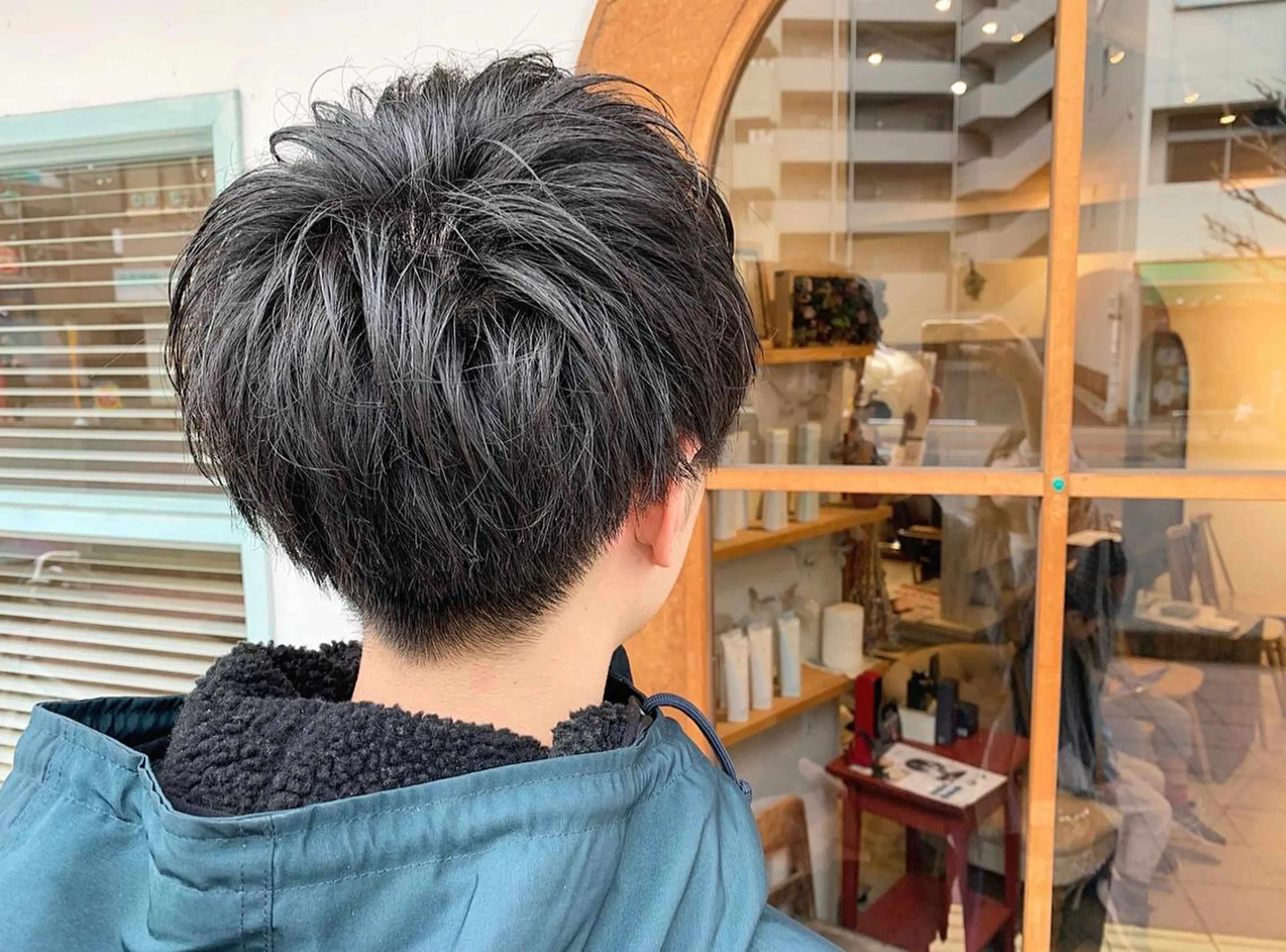 ショート メンズ マッシュ 刈り上げ カット たかいわ みきのヘアスタイル