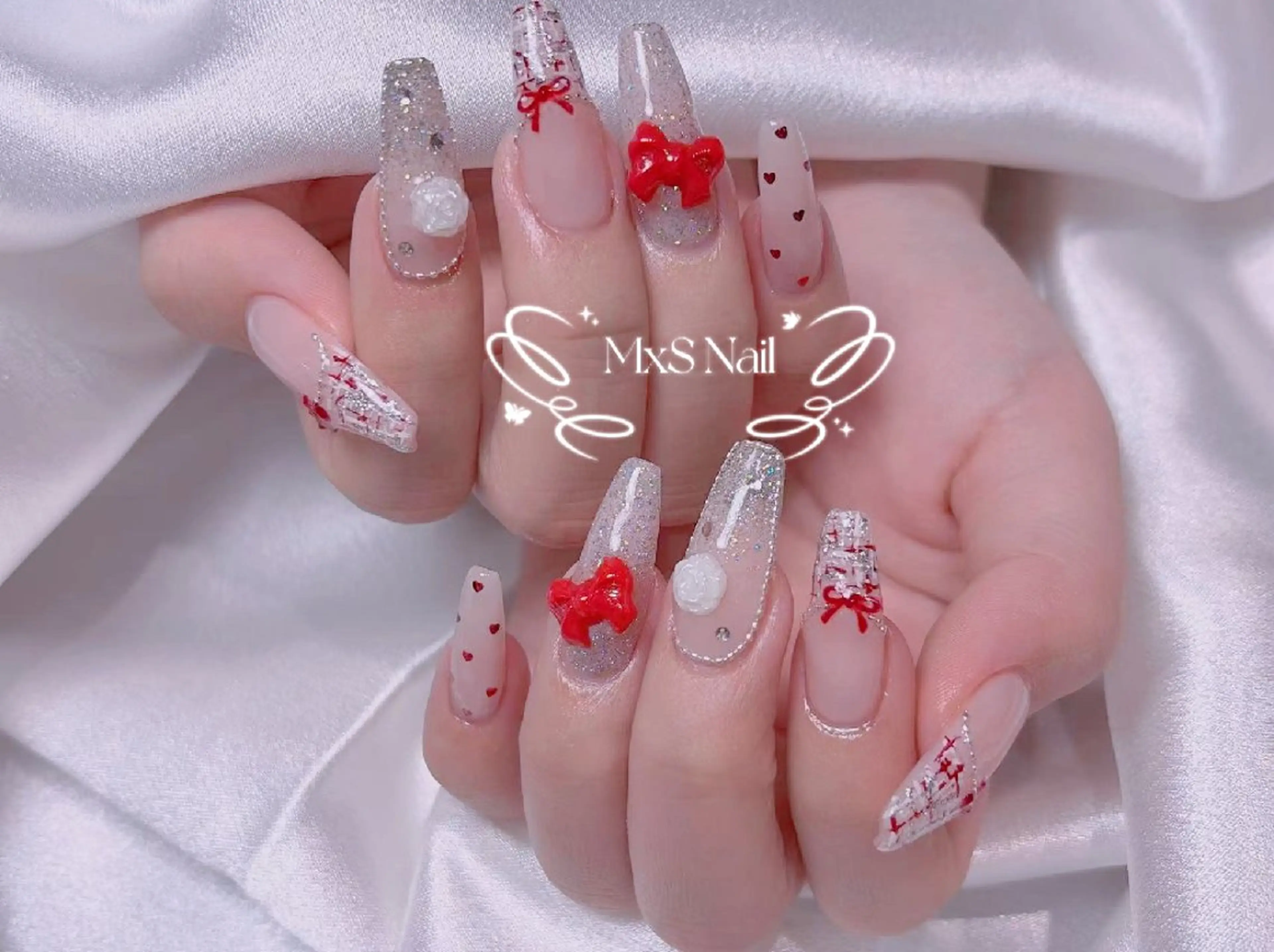 ネイル ハンドネイル MxS Nail(長さだし/フィルイン/マグネット/韓国ネイル/ワンホンネイル/ワンカラー)所属・MxS リィリィのネイルデザイン