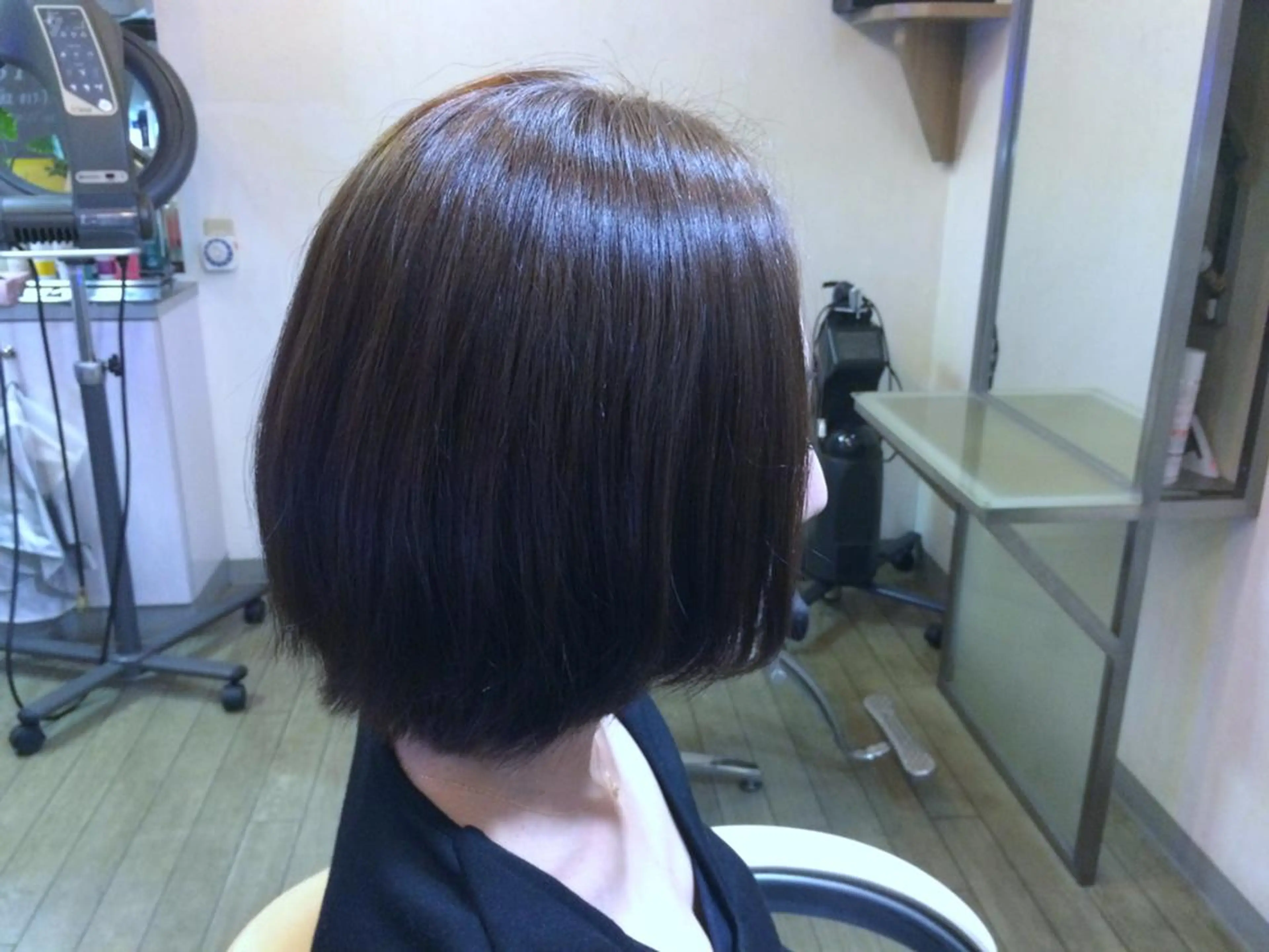 ショート カラー アッシュ 黒髪 ブリーチ ブルーカラー ブルーアッシュ ヤマウチ  ヒデキのヘアスタイル