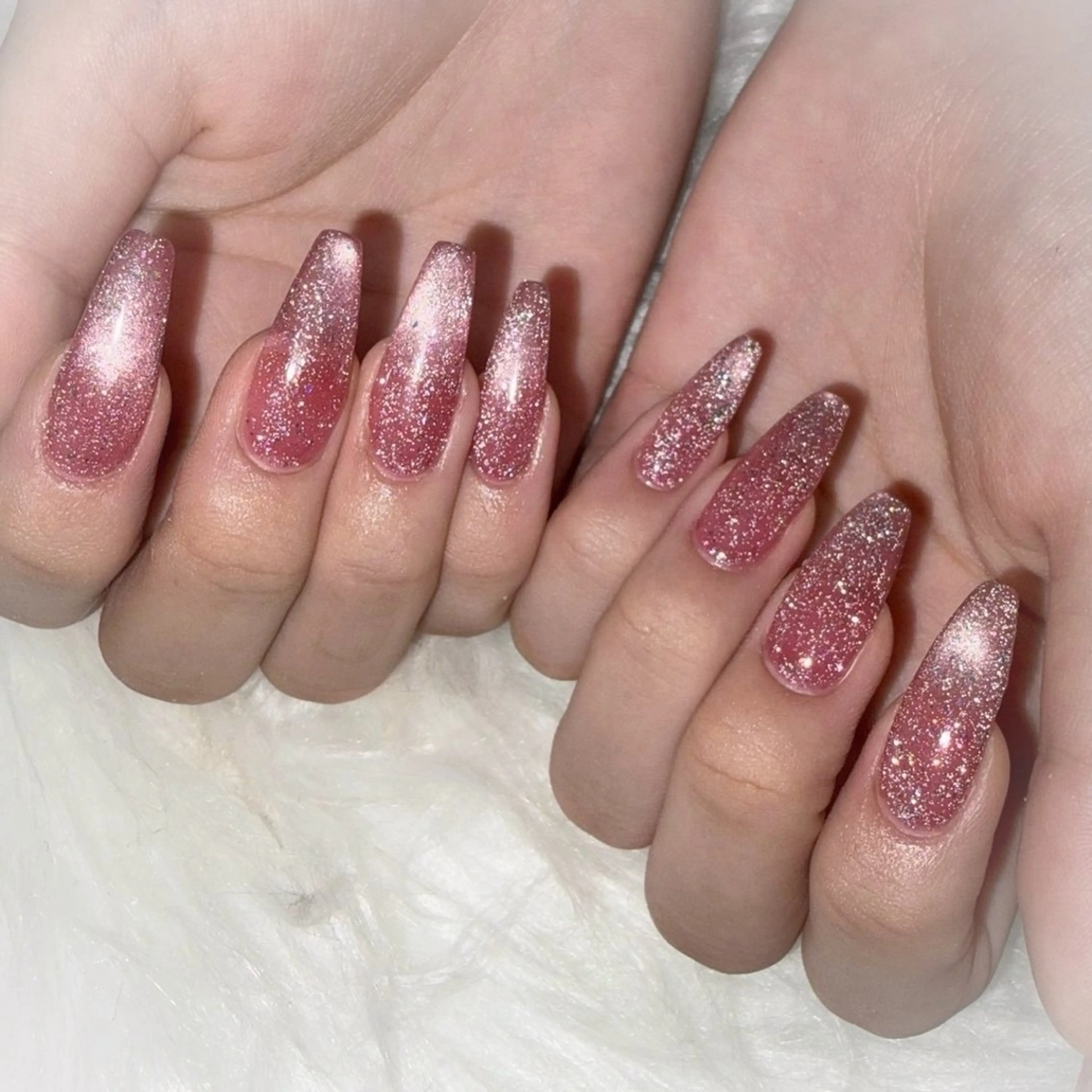 ネイル 長さ出し ハンドネイル Merry bell ☆kanonのネイルデザイン