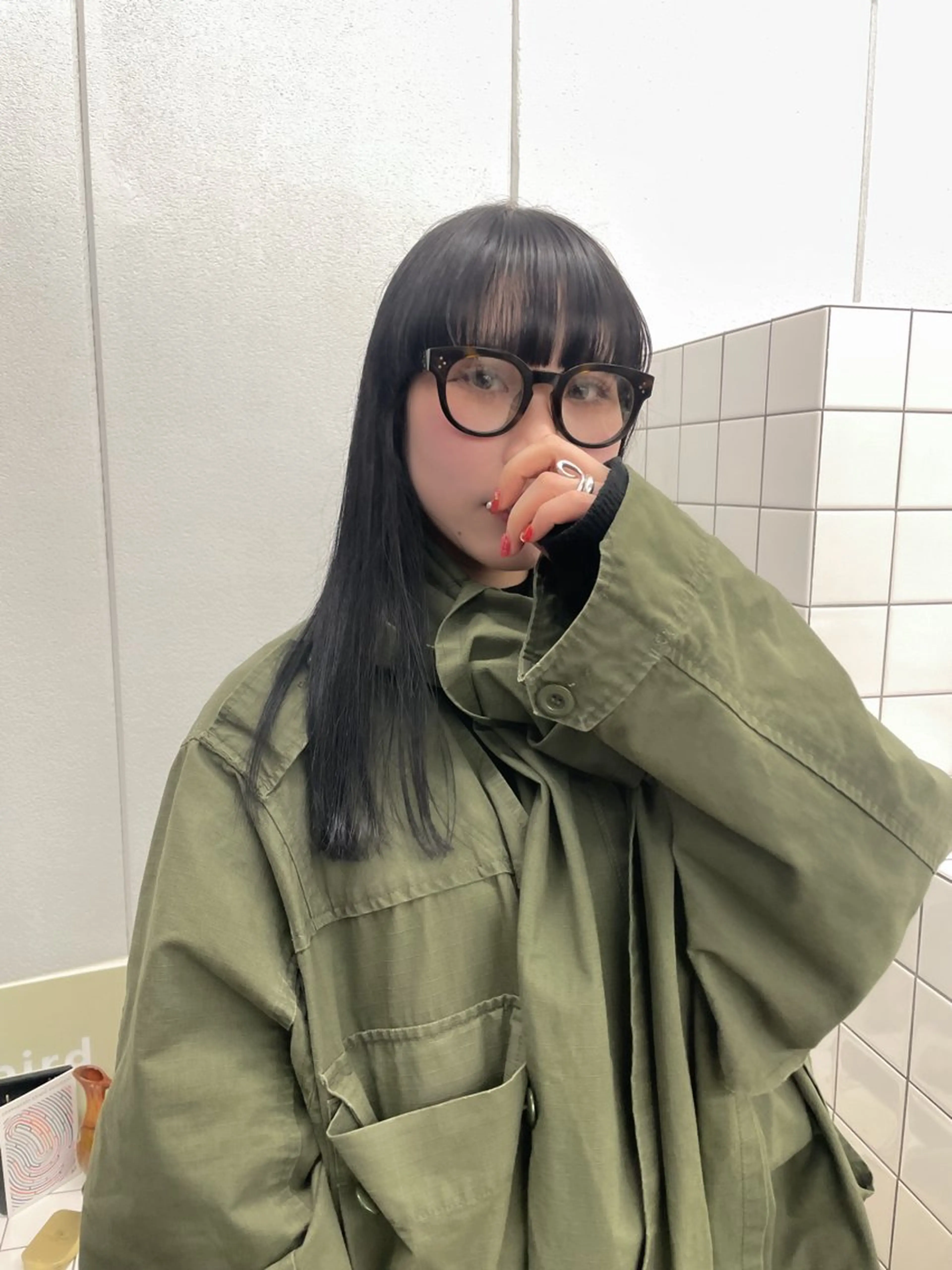 ミディアム カラー カット ヘアカラー 関 京磨のヘアスタイル