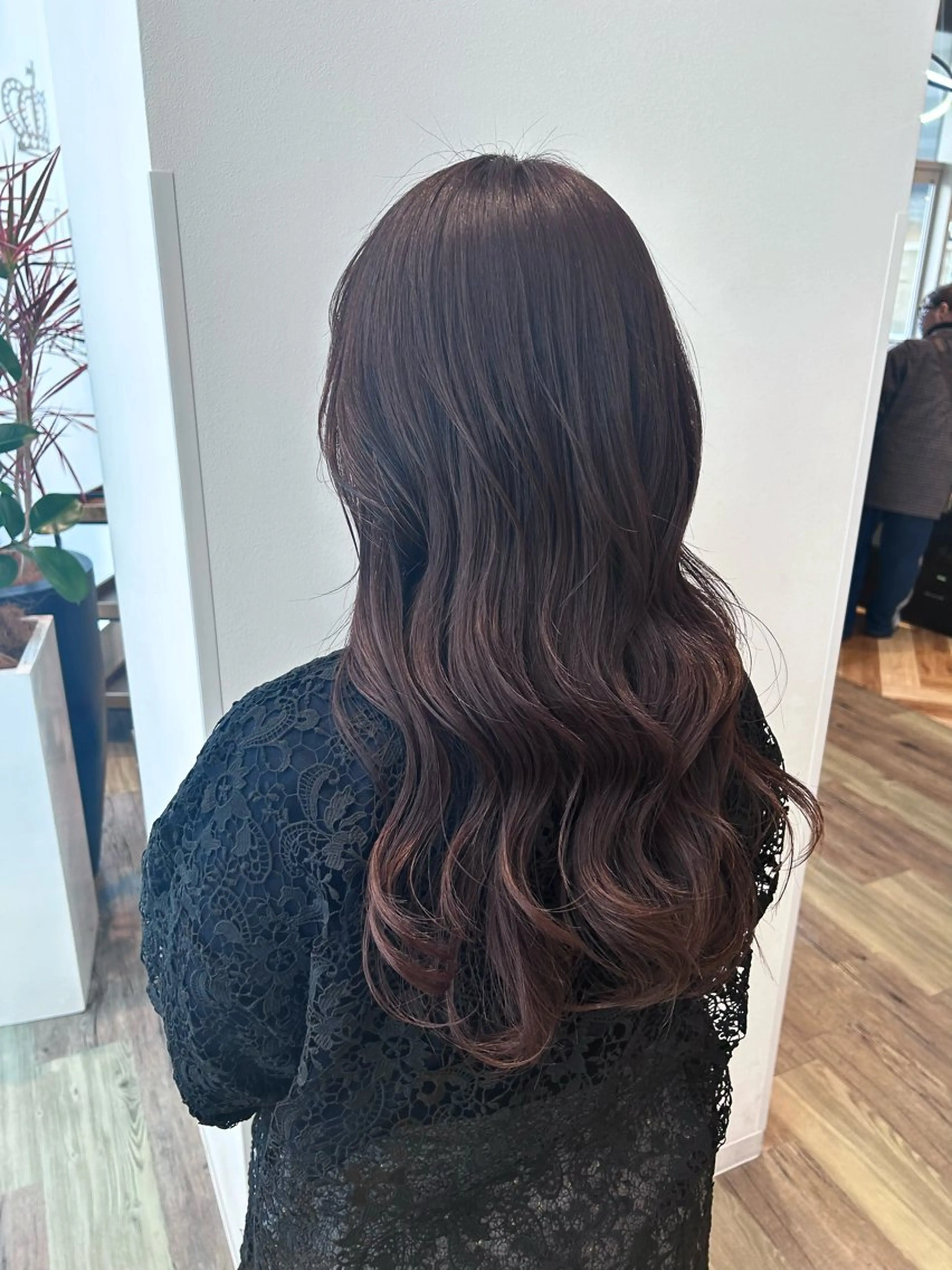 ロング カラー カット ヘアカラー トリートメント ktwo☆ 暗艶髪☆姫野琳のヘアスタイル