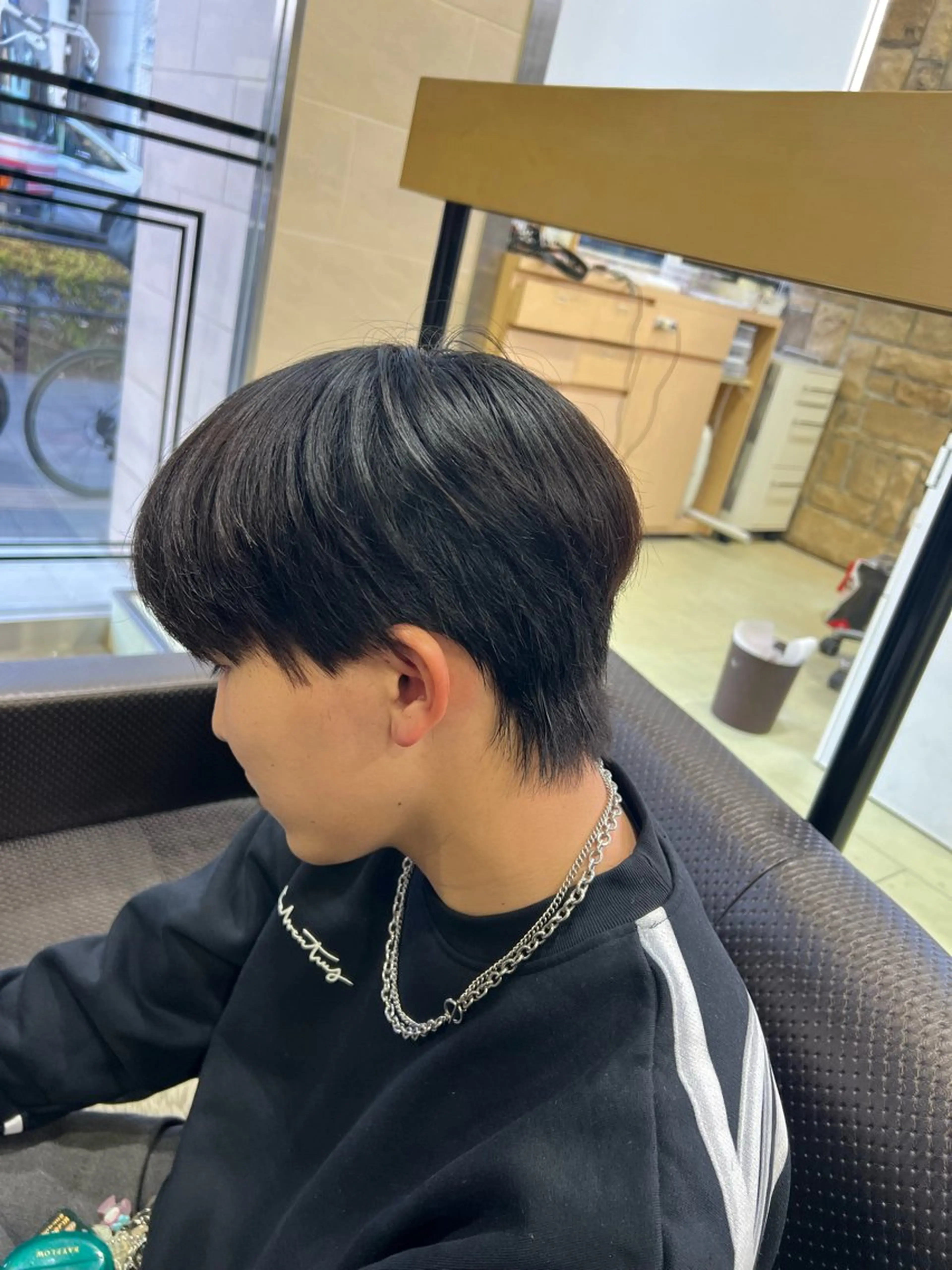 パーマ メンズ ダウンパーマ メンズパーマ カット パーマ 韓国ヘアダウンパーマ シャドウパーマ/航太のヘアスタイル
