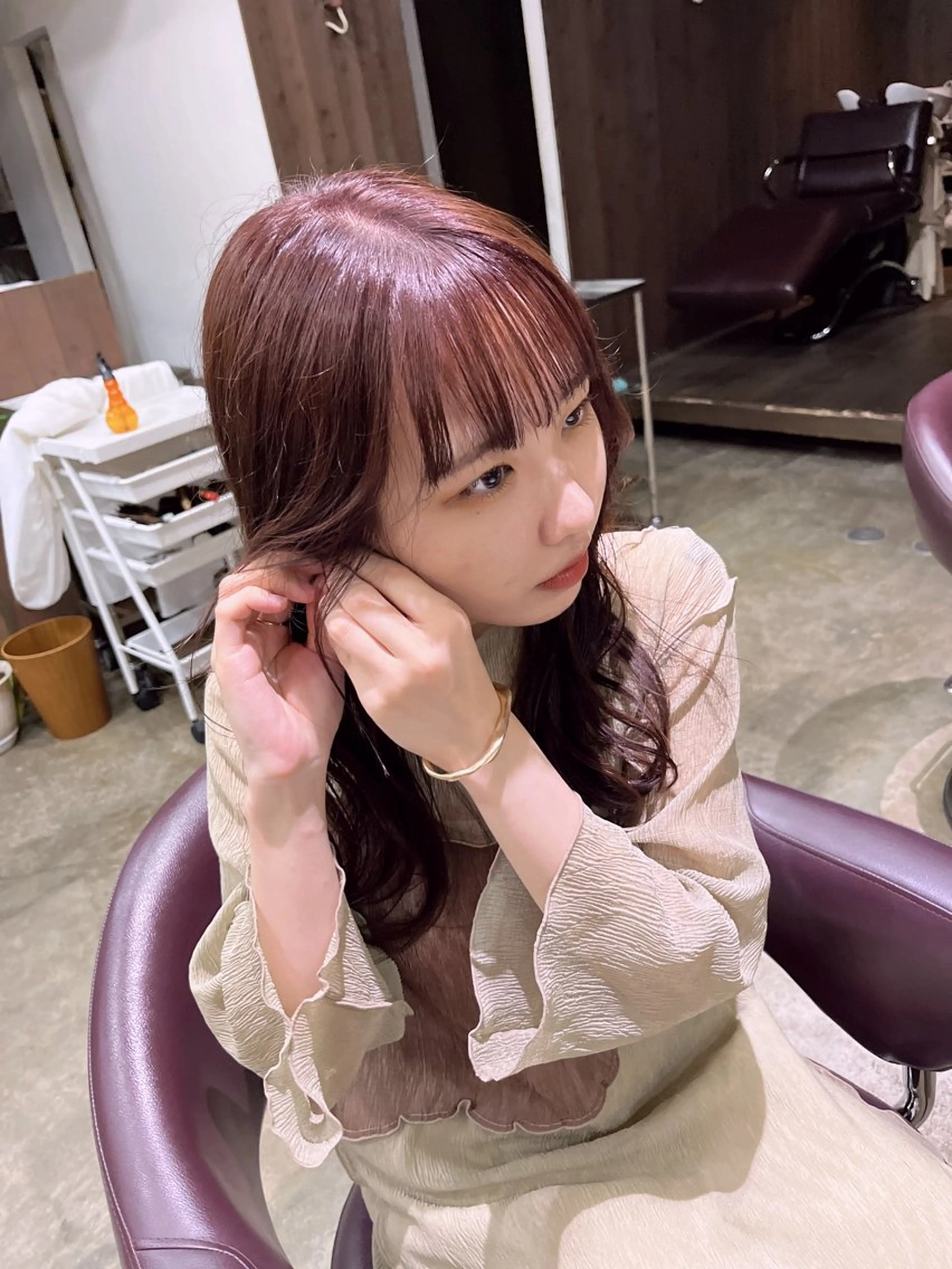 ロング カラー カット ヘアカラー JUNGLEGYM所属・黒田 季穂のヘアスタイル