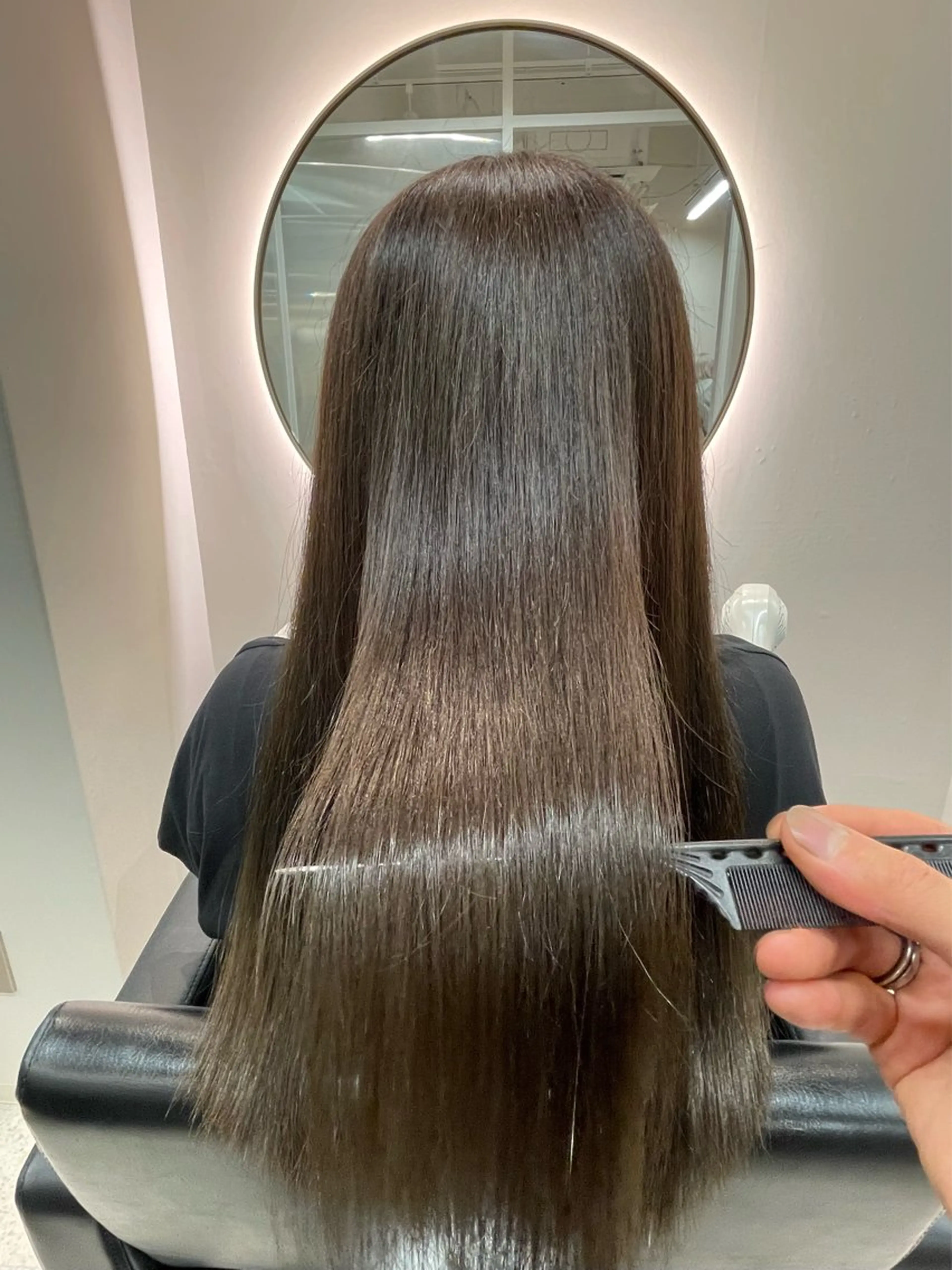 ロング カット ヘアカラー トリートメント 髪質改善🇰🇷 アサイユウスケのヘアスタイル