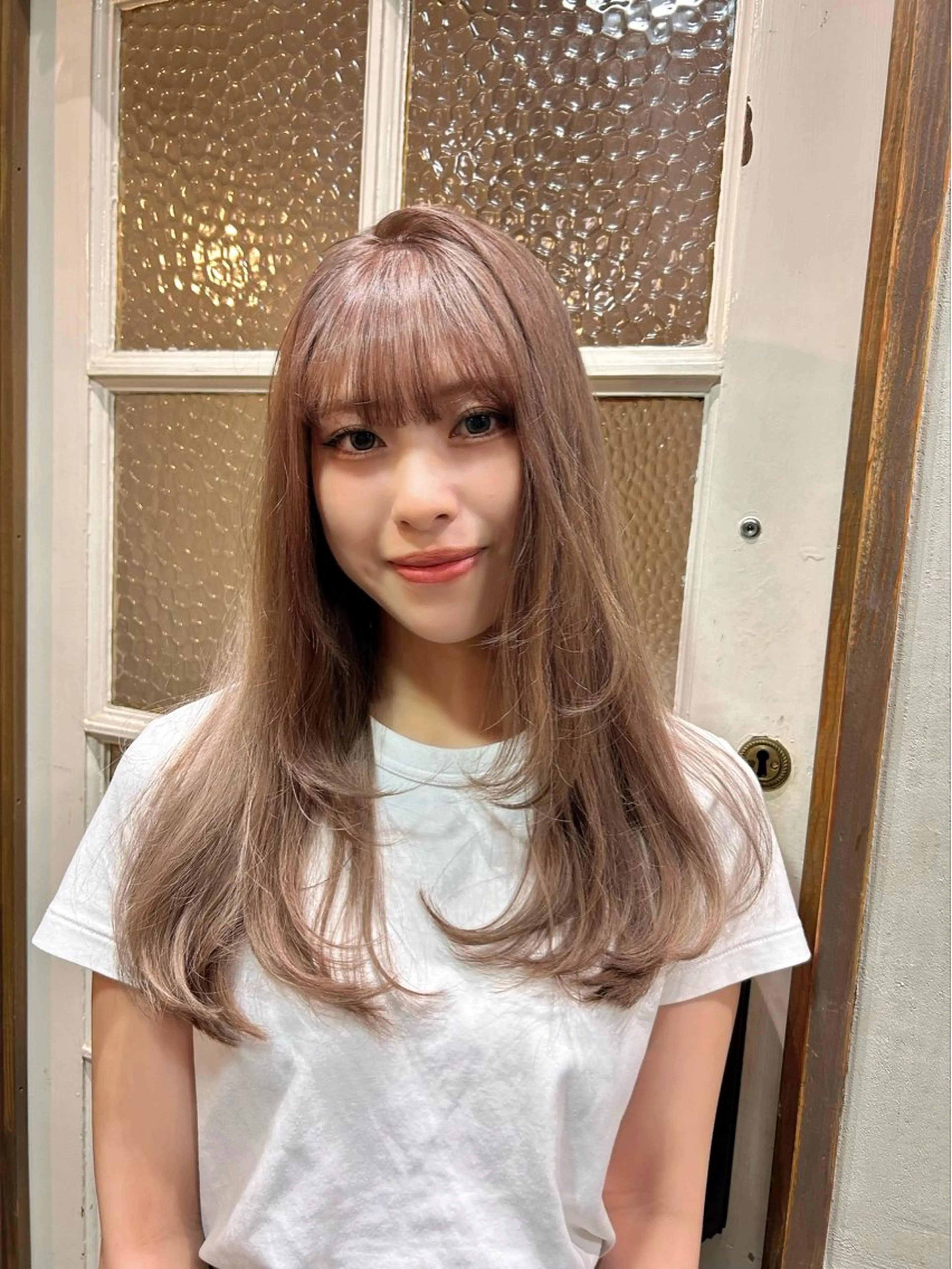 ロング カット ヘアカラー トリートメント ハイトーン/ブリーチ 🧁soraのヘアスタイル