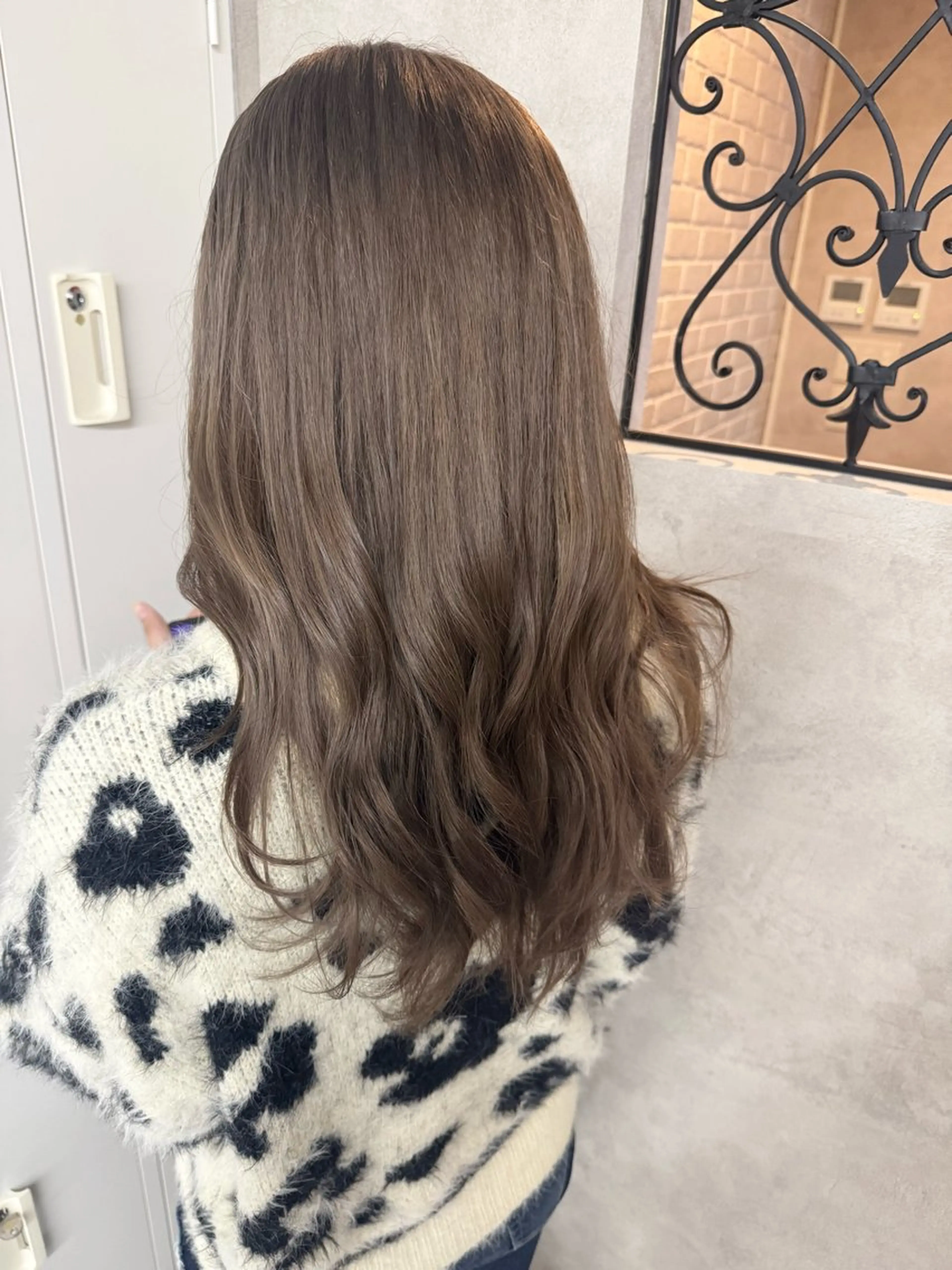 セミロング ヘアカラー トリートメント 🧋ミルクティー 職人🧋のヘアスタイル