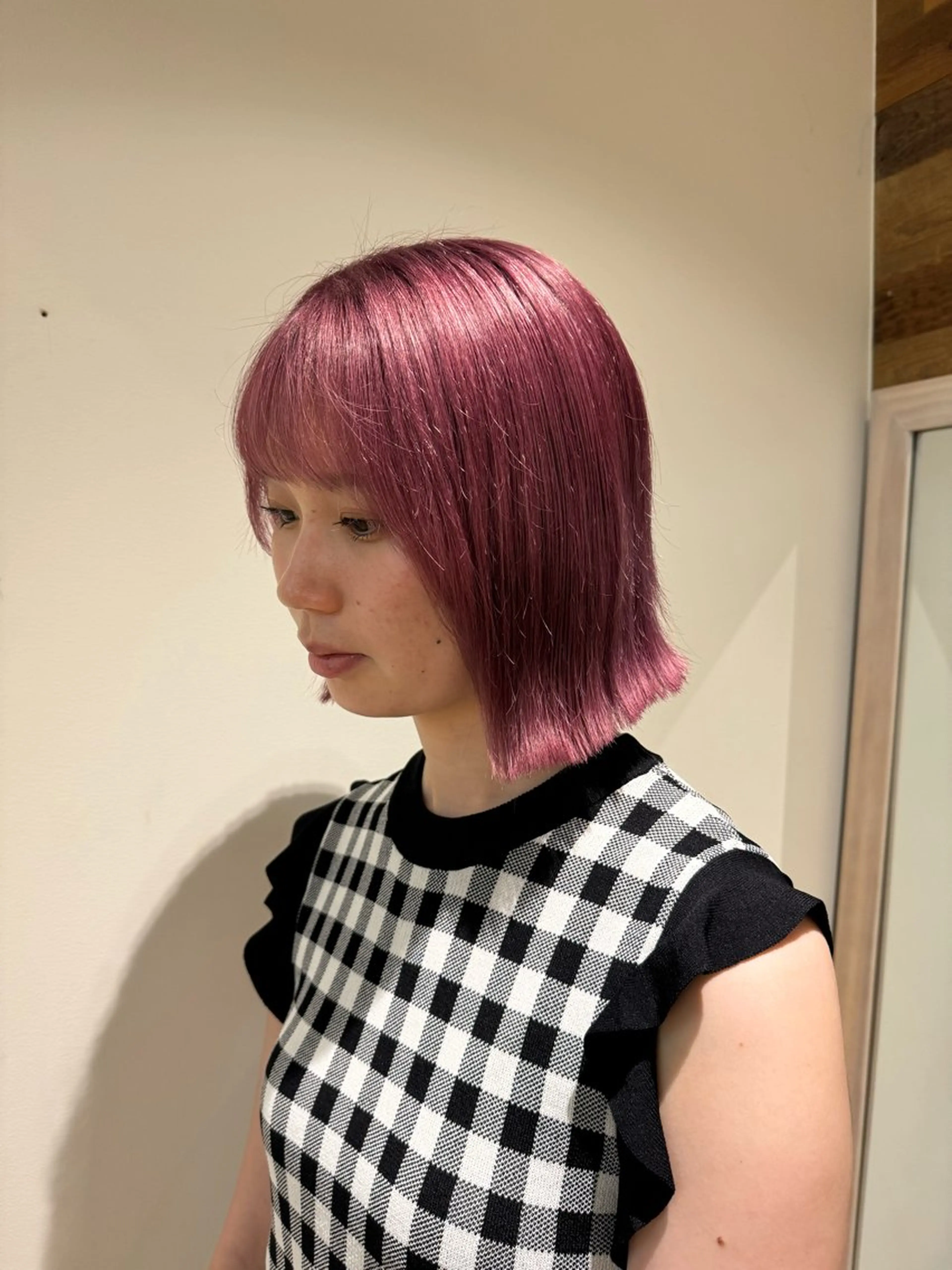 カラー 吉留 文月のヘアスタイル