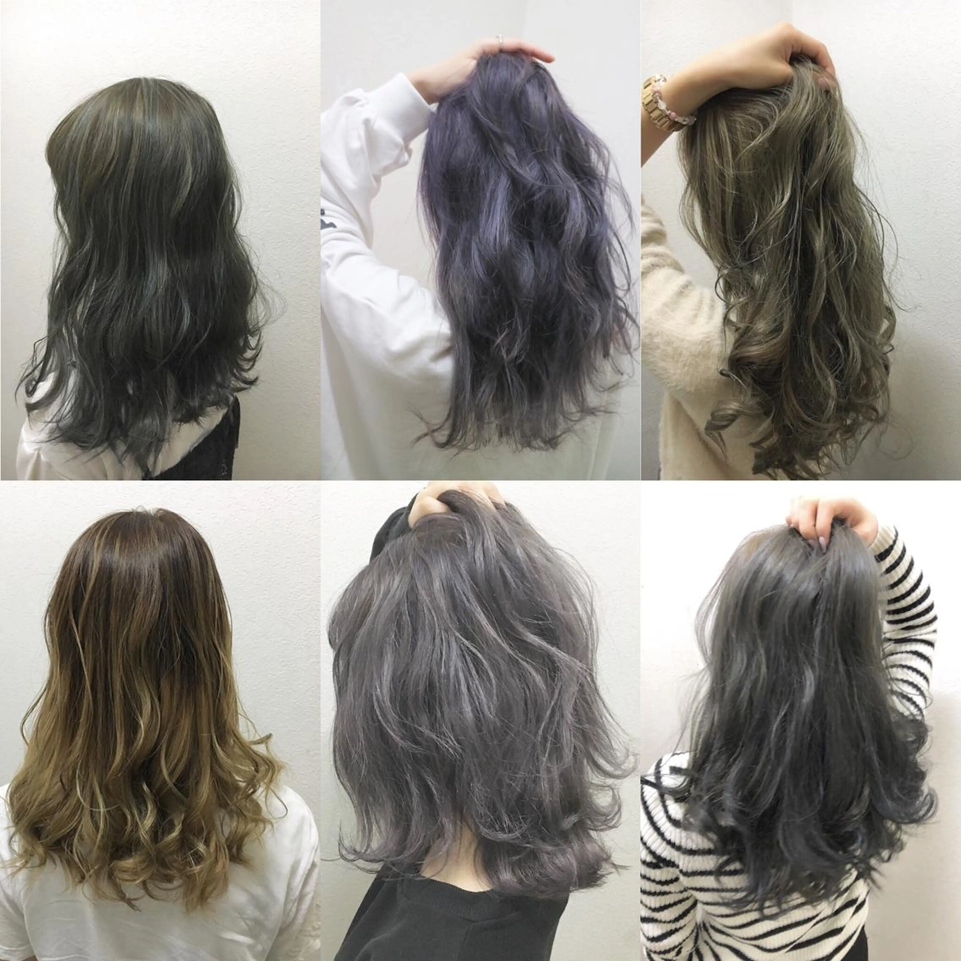 ミディアム カラー 透明感カラー JIL BLAN 京都のヘアスタイル